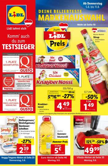 Angebote Lidl - 5.8.2021 - 11.8.2021.