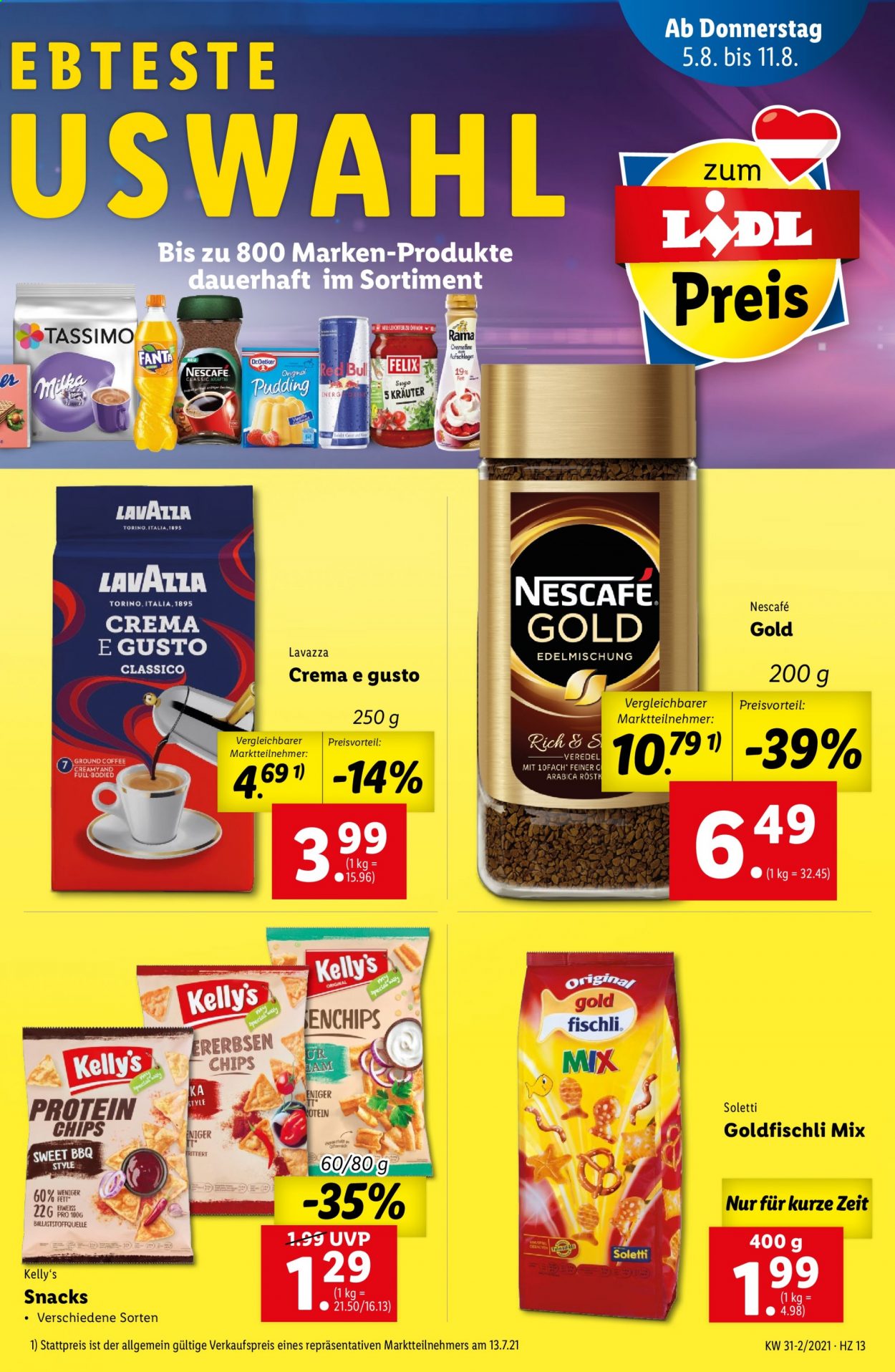 Angebote Lidl - 5.8.2021 - 11.8.2021. Seite 13