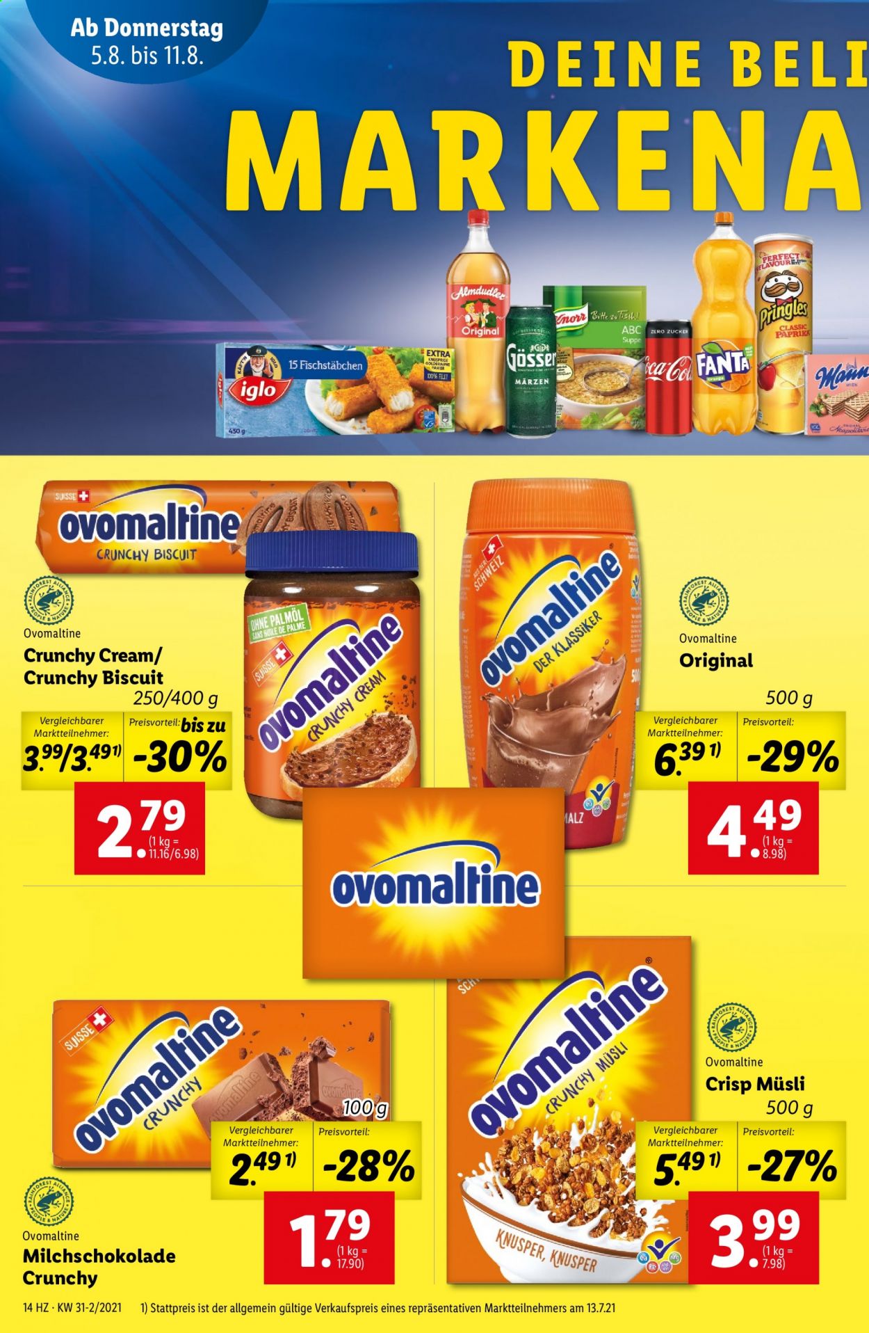 Angebote Lidl - 5.8.2021 - 11.8.2021. Seite 14