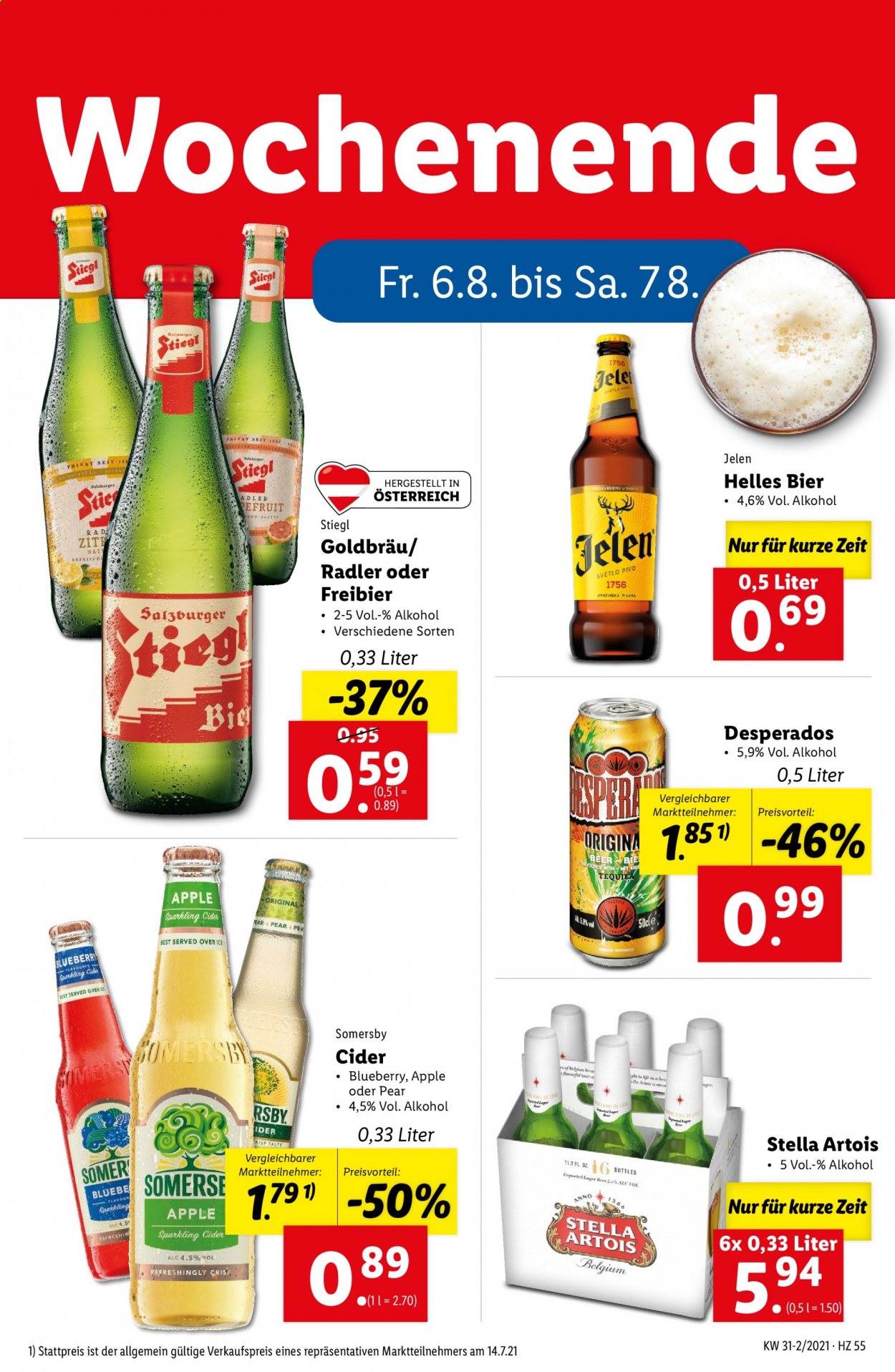 Angebote Lidl - 5.8.2021 - 11.8.2021. Seite 55