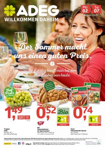 Angebote ADEG - 2.8.2021 - 7.8.2021.