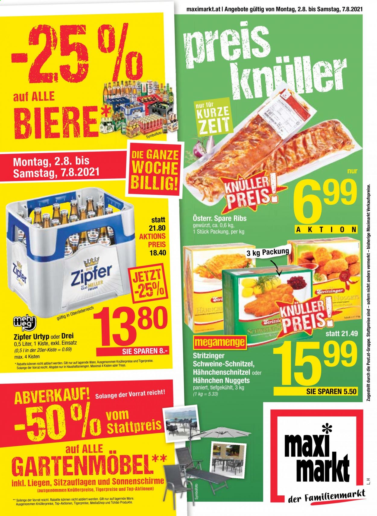Angebote Maximarkt - 2.8.2021 - 7.8.2021. Seite 1