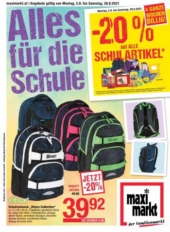 Angebote Maximarkt - 2.8.2021 - 28.8.2021.