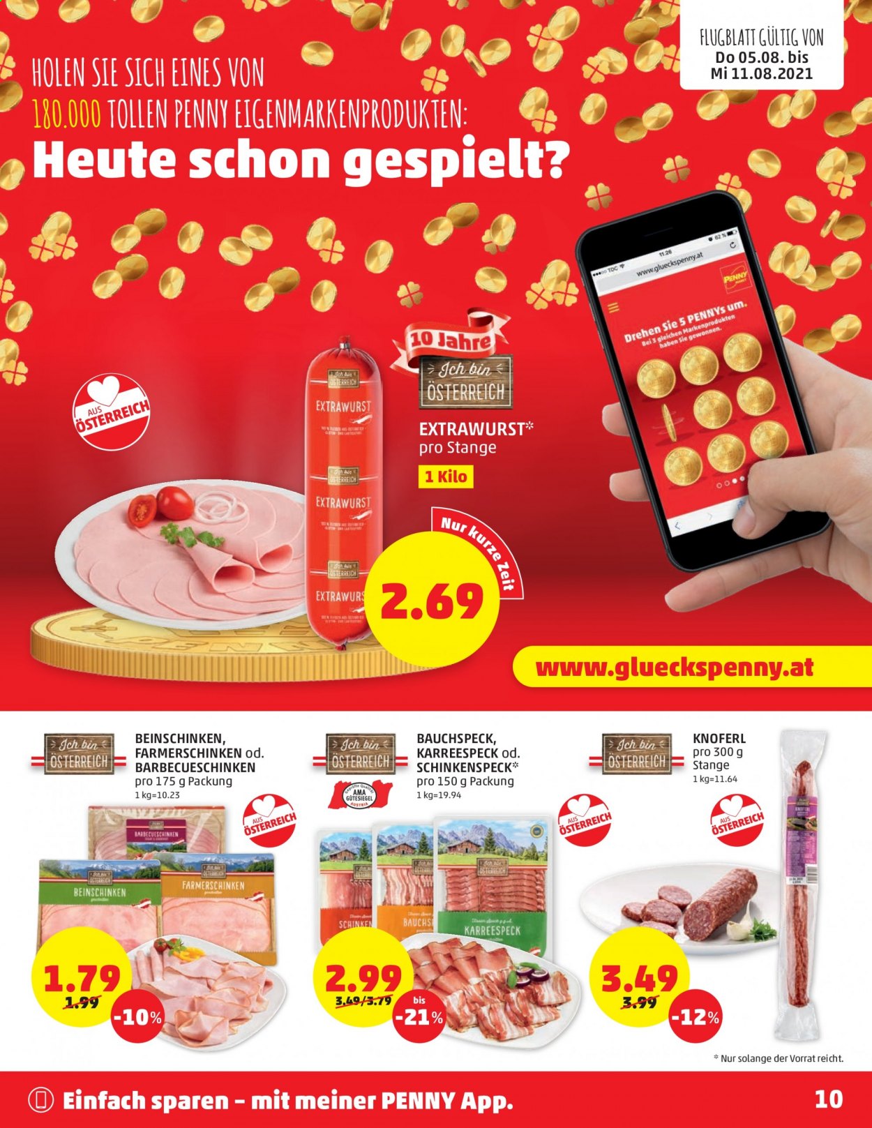 Angebote Penny - 5.8.2021 - 11.8.2021. Seite 10