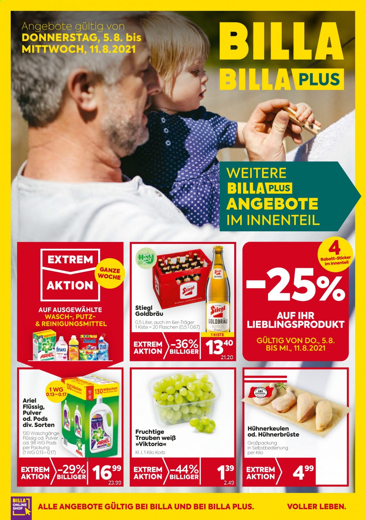 Angebote Billa - 5.8.2021 - 11.8.2021. Seite 1