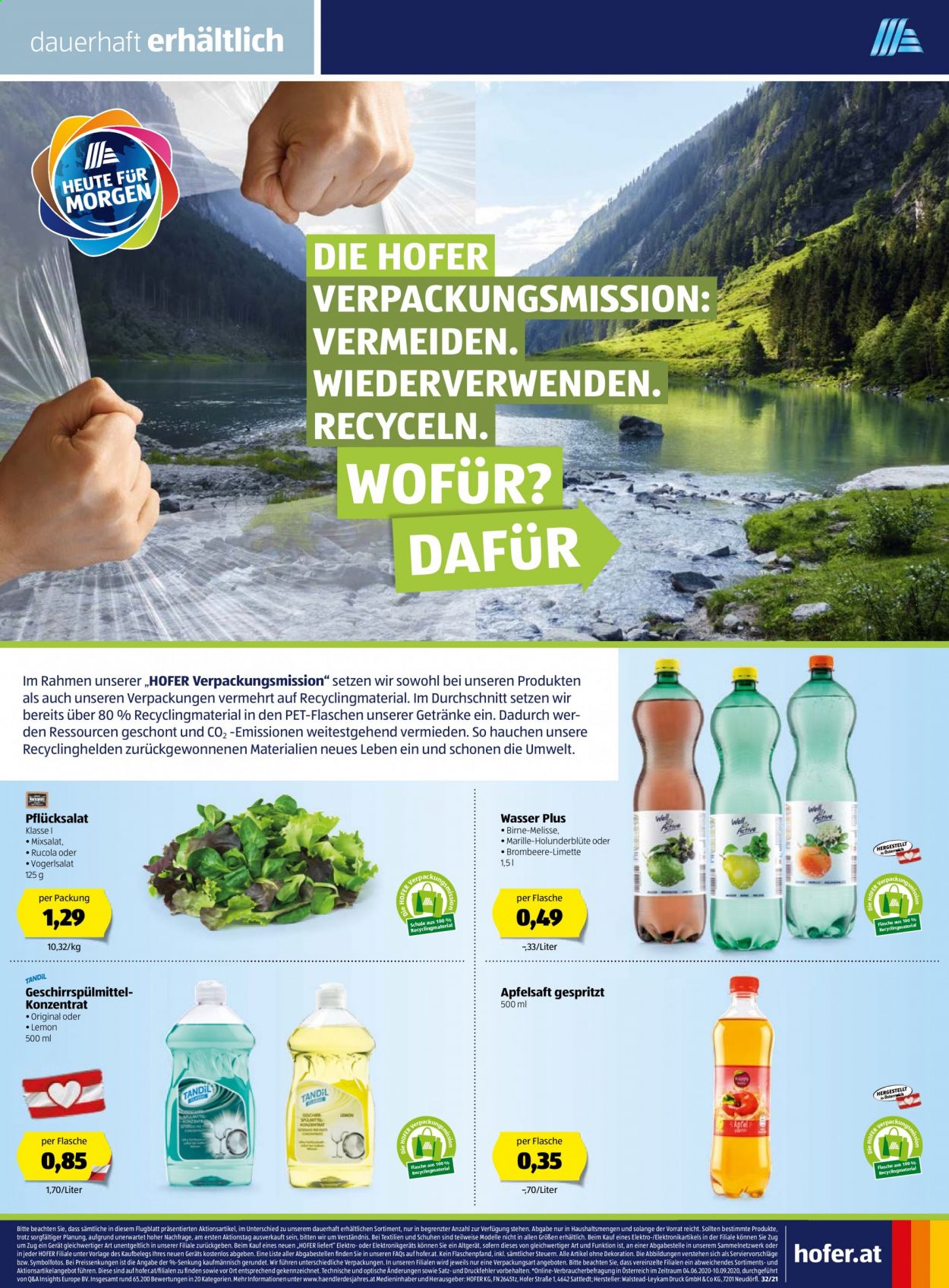 Angebote Hofer - 7.8.2021 - 14.8.2021. Seite 20