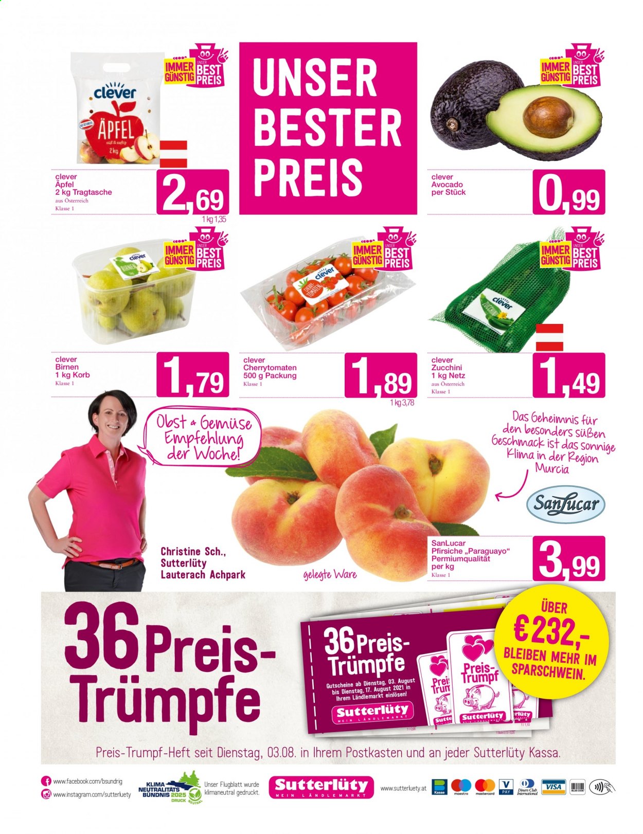 Angebote Sutterlüty - 5.8.2021 - 11.8.2021. Seite 20