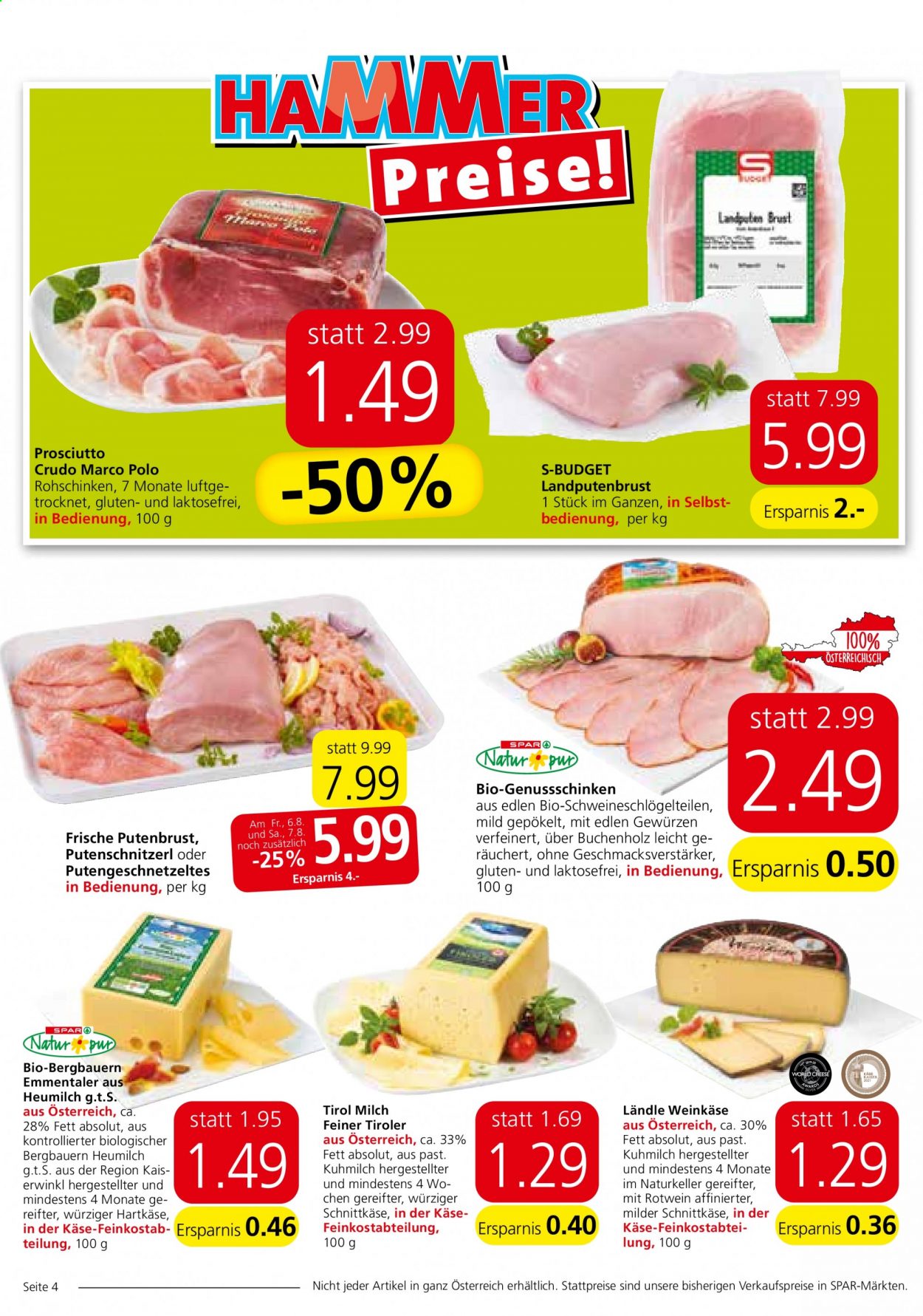 Angebote INTERSPAR - 5.8.2021 - 11.8.2021. Seite 4