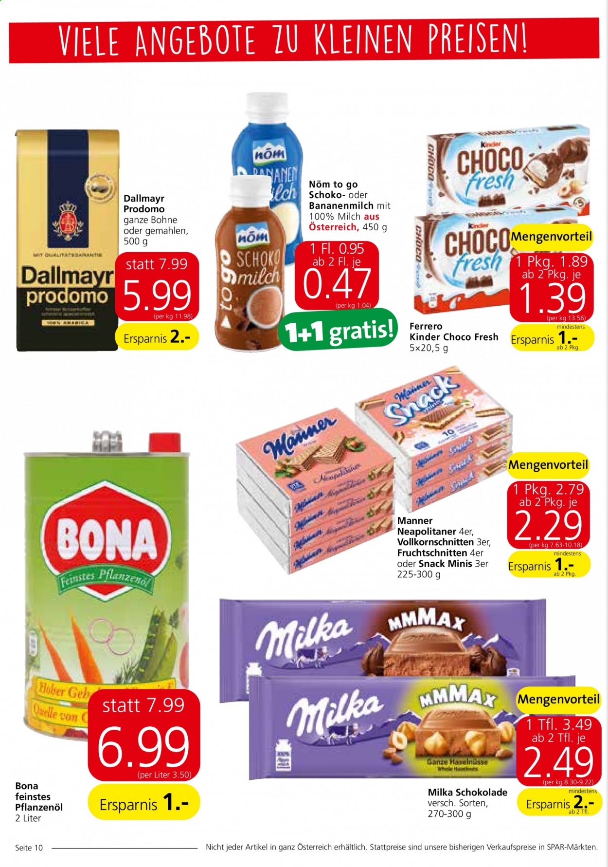 Angebote INTERSPAR - 5.8.2021 - 11.8.2021. Seite 10