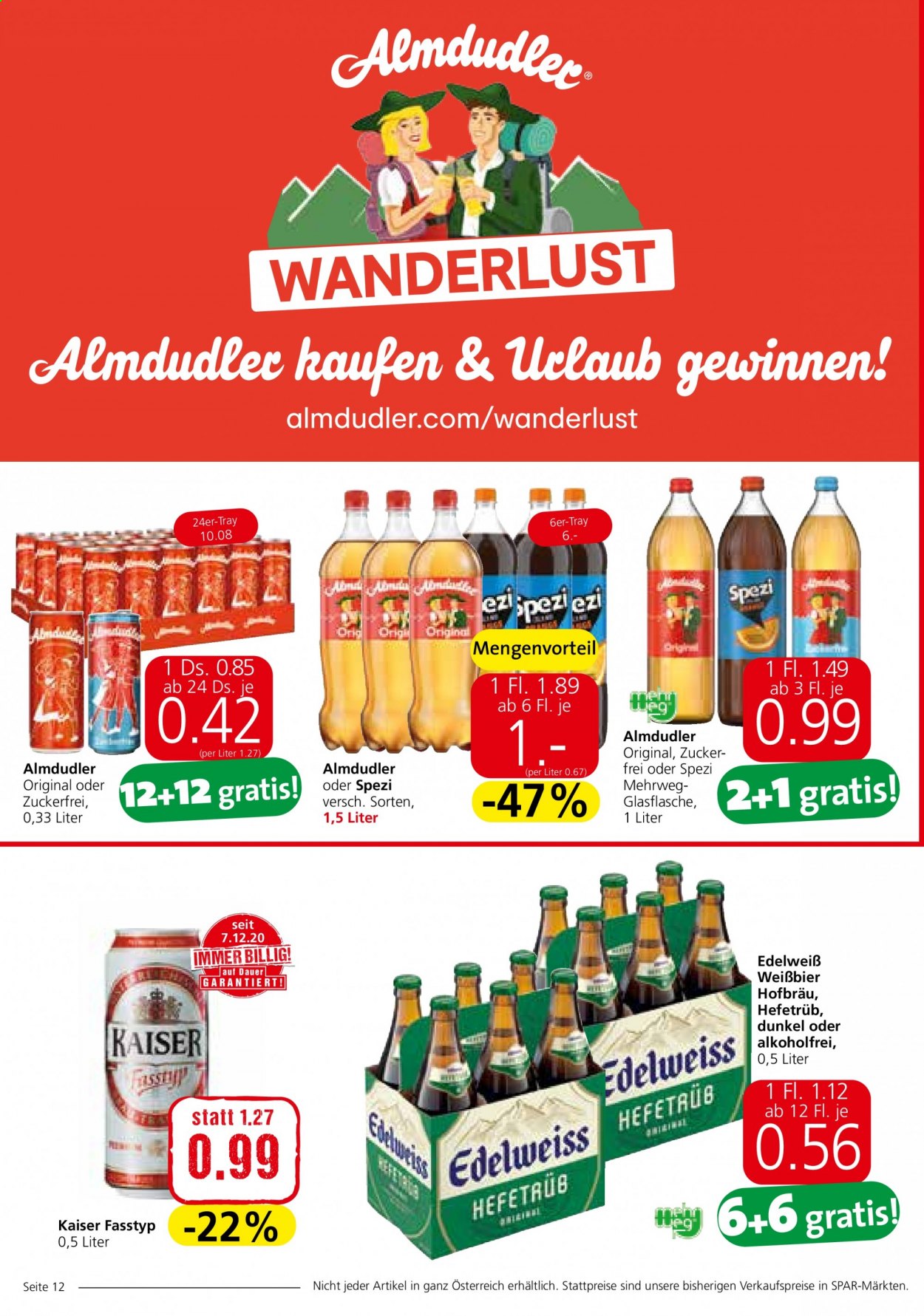 Angebote INTERSPAR - 5.8.2021 - 11.8.2021. Seite 12