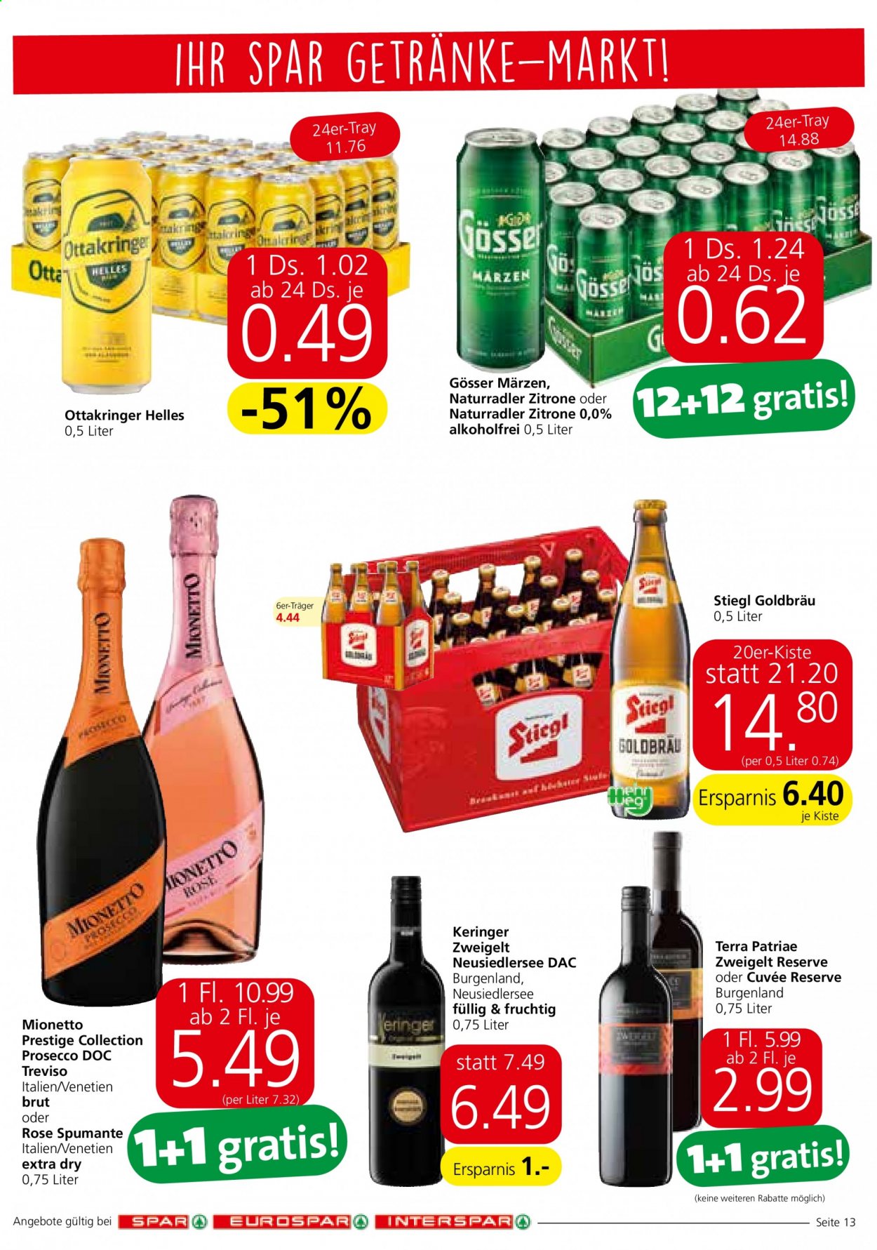 Angebote INTERSPAR - 5.8.2021 - 11.8.2021. Seite 13
