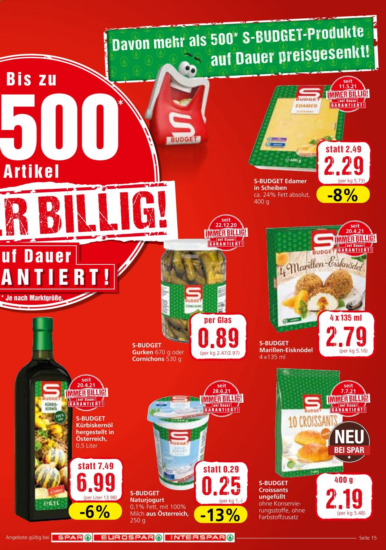 Angebote INTERSPAR - 5.8.2021 - 11.8.2021. Seite 15
