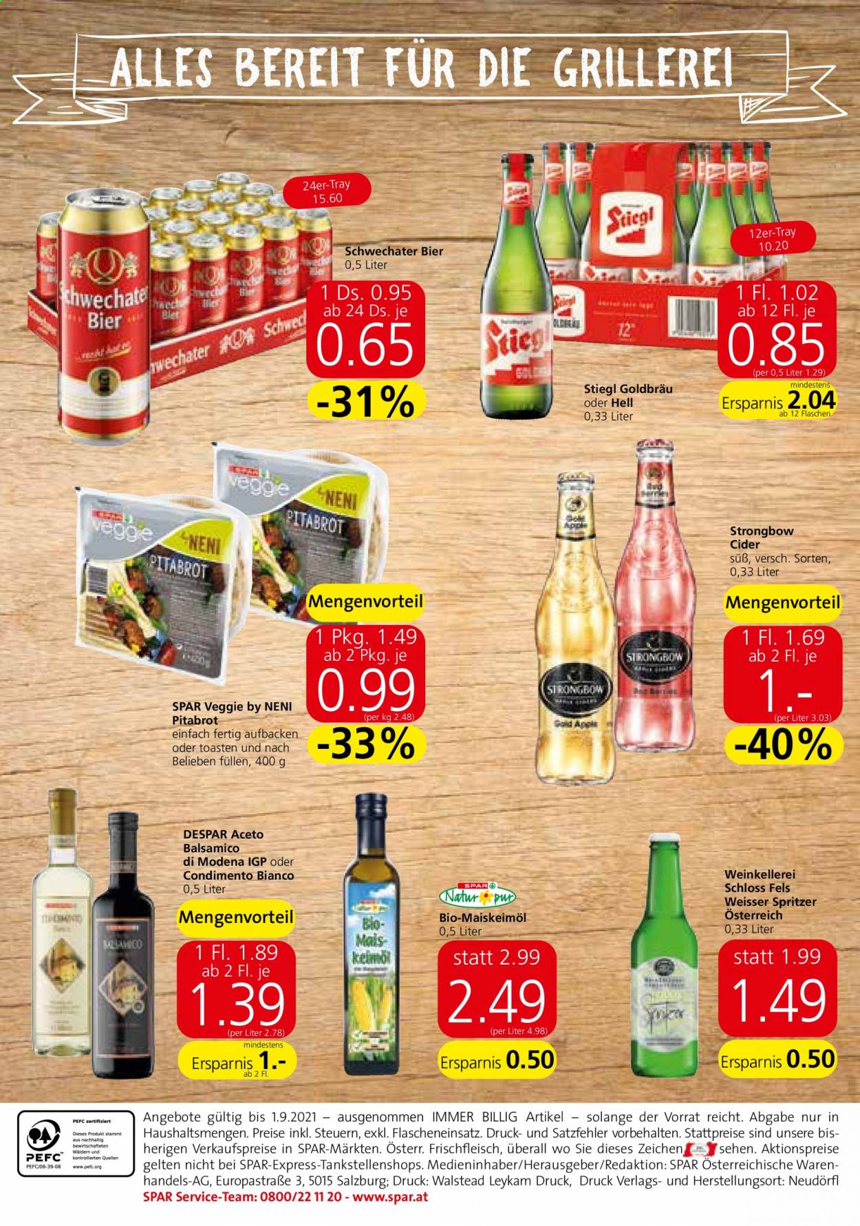 Angebote INTERSPAR - 5.8.2021 - 1.9.2021. Seite 4