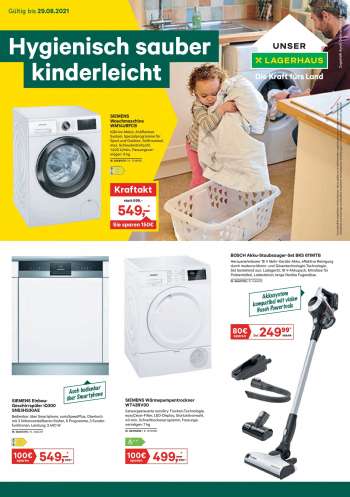 Angebote Lagerhaus - 6.8.2021 - 29.8.2021.