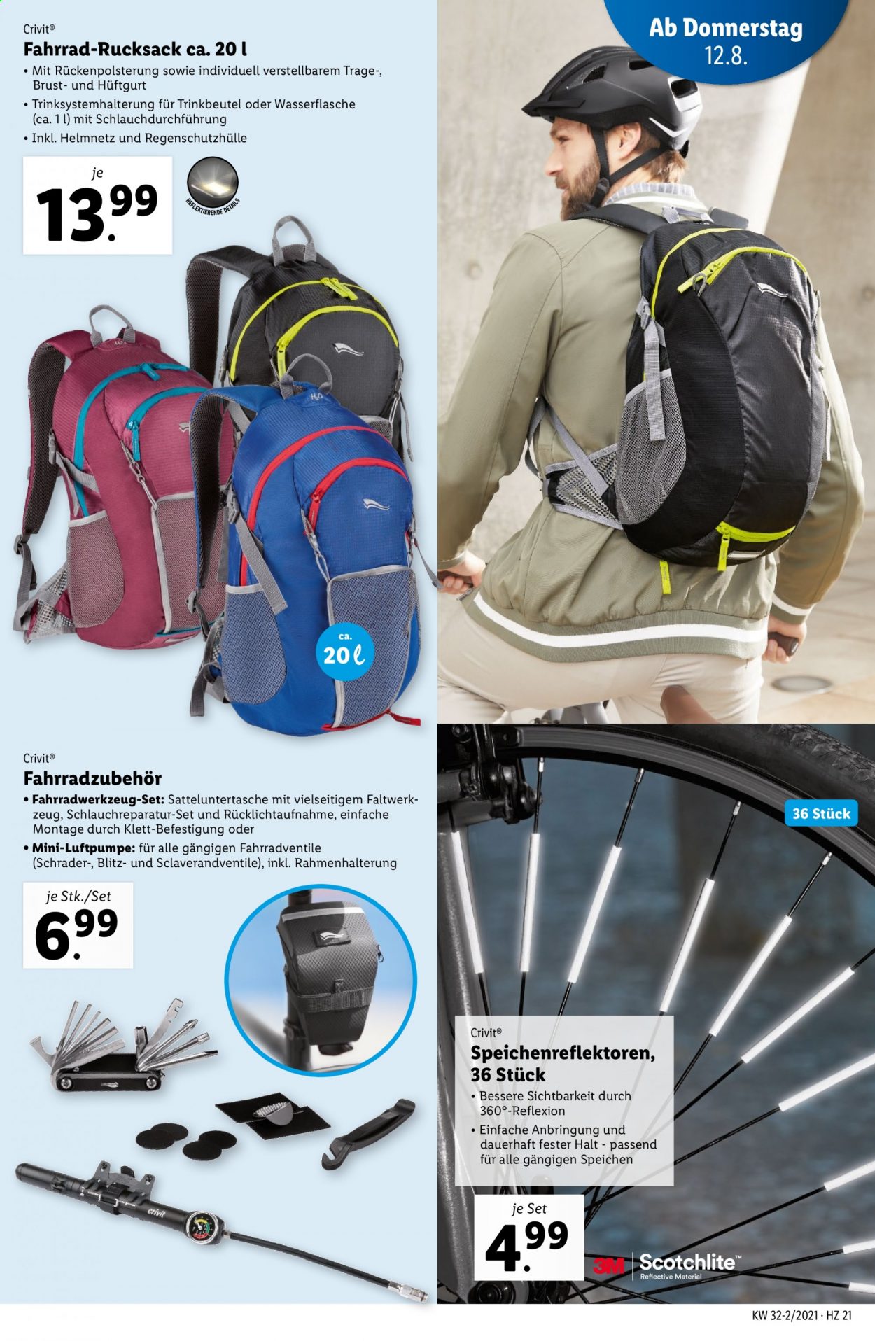 Angebote Lidl - 12.8.2021 - 18.8.2021. Seite 21