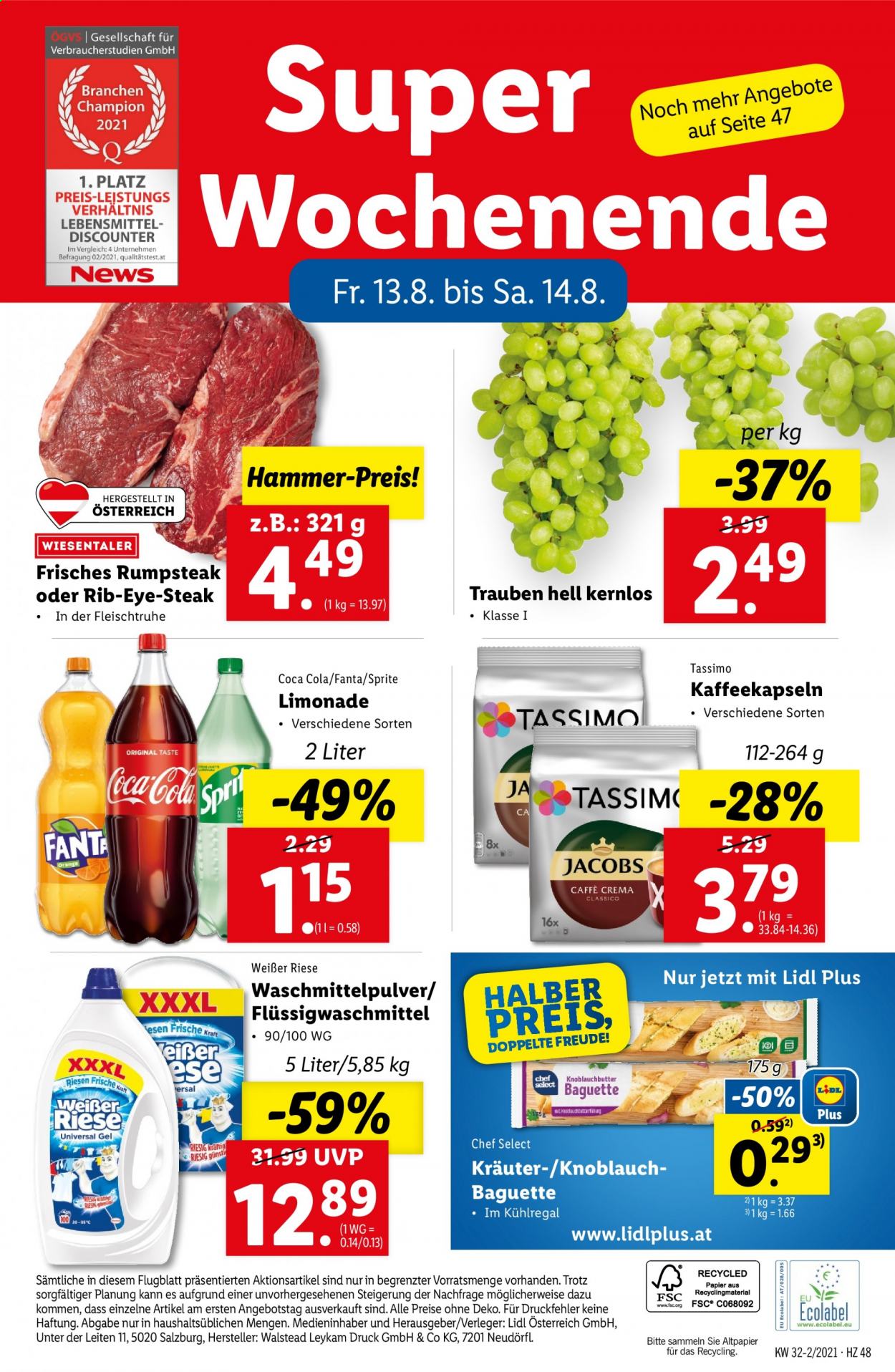 Angebote Lidl - 12.8.2021 - 18.8.2021. Seite 48