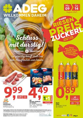 Angebote ADEG - 9.8.2021 - 14.8.2021.