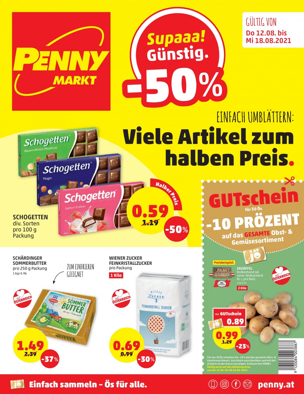 Angebote Penny - 12.8.2021 - 18.8.2021. Seite 1