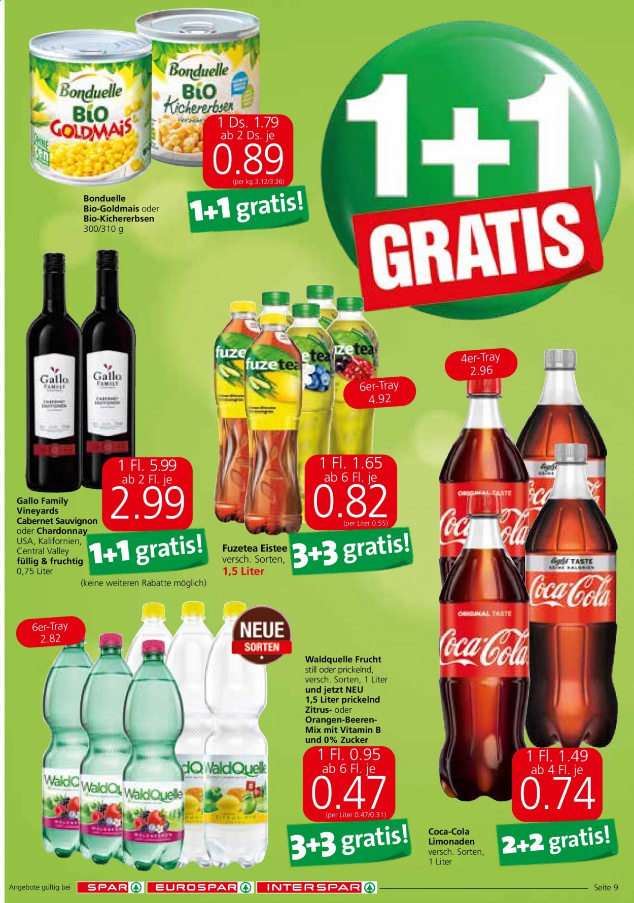 Angebote EUROSPAR - 12.8.2021 - 25.8.2021. Seite 9