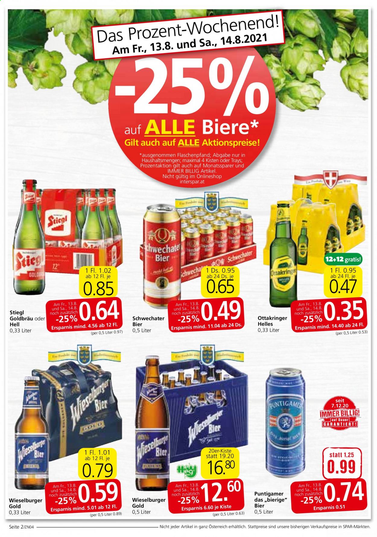Angebote INTERSPAR - 12.8.2021 - 25.8.2021. Seite 2