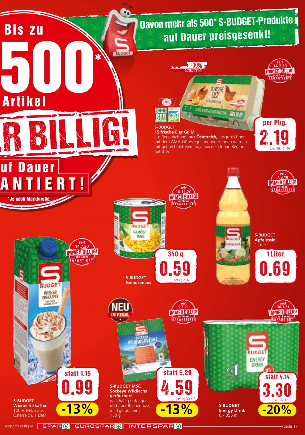 Angebote INTERSPAR - 12.8.2021 - 25.8.2021. Seite 17