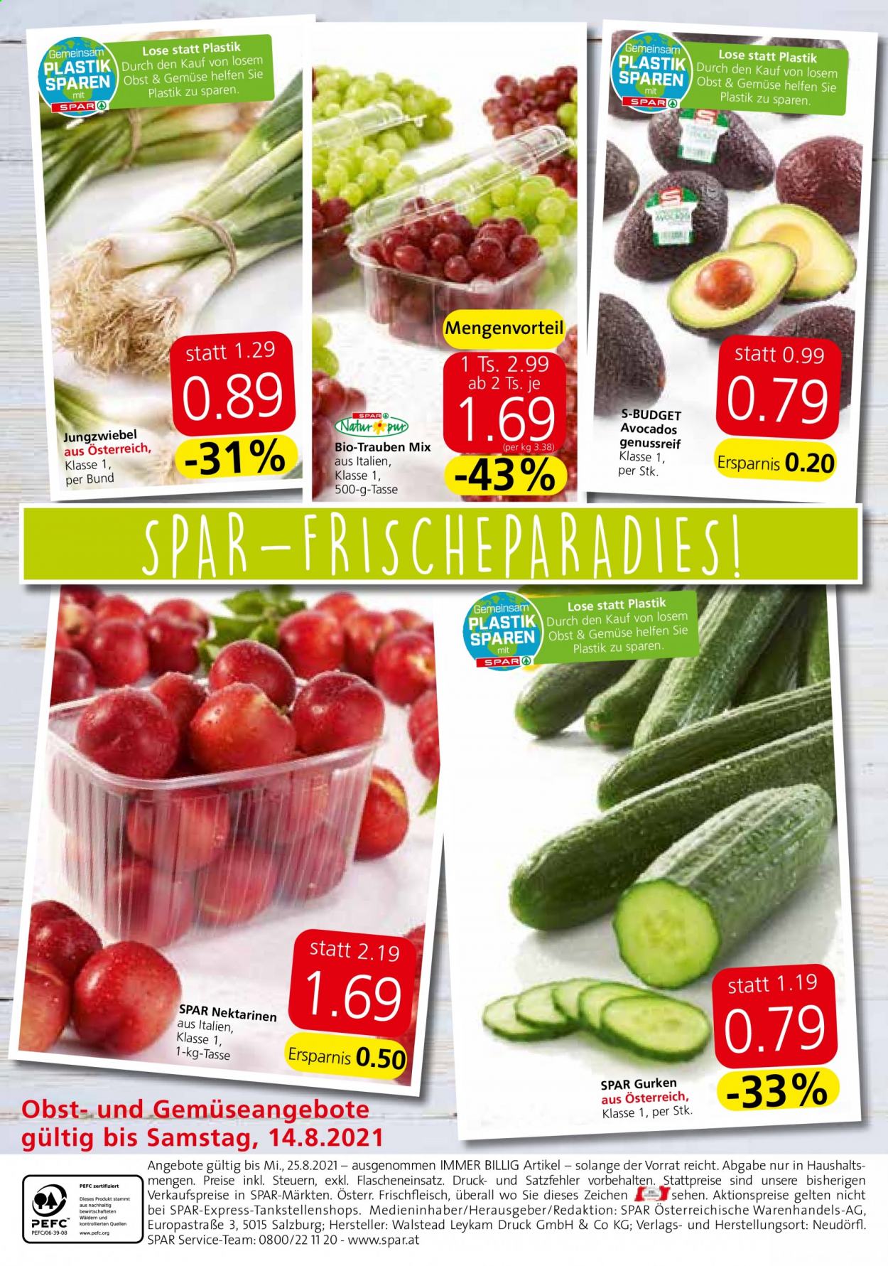 Angebote INTERSPAR - 12.8.2021 - 25.8.2021. Seite 20