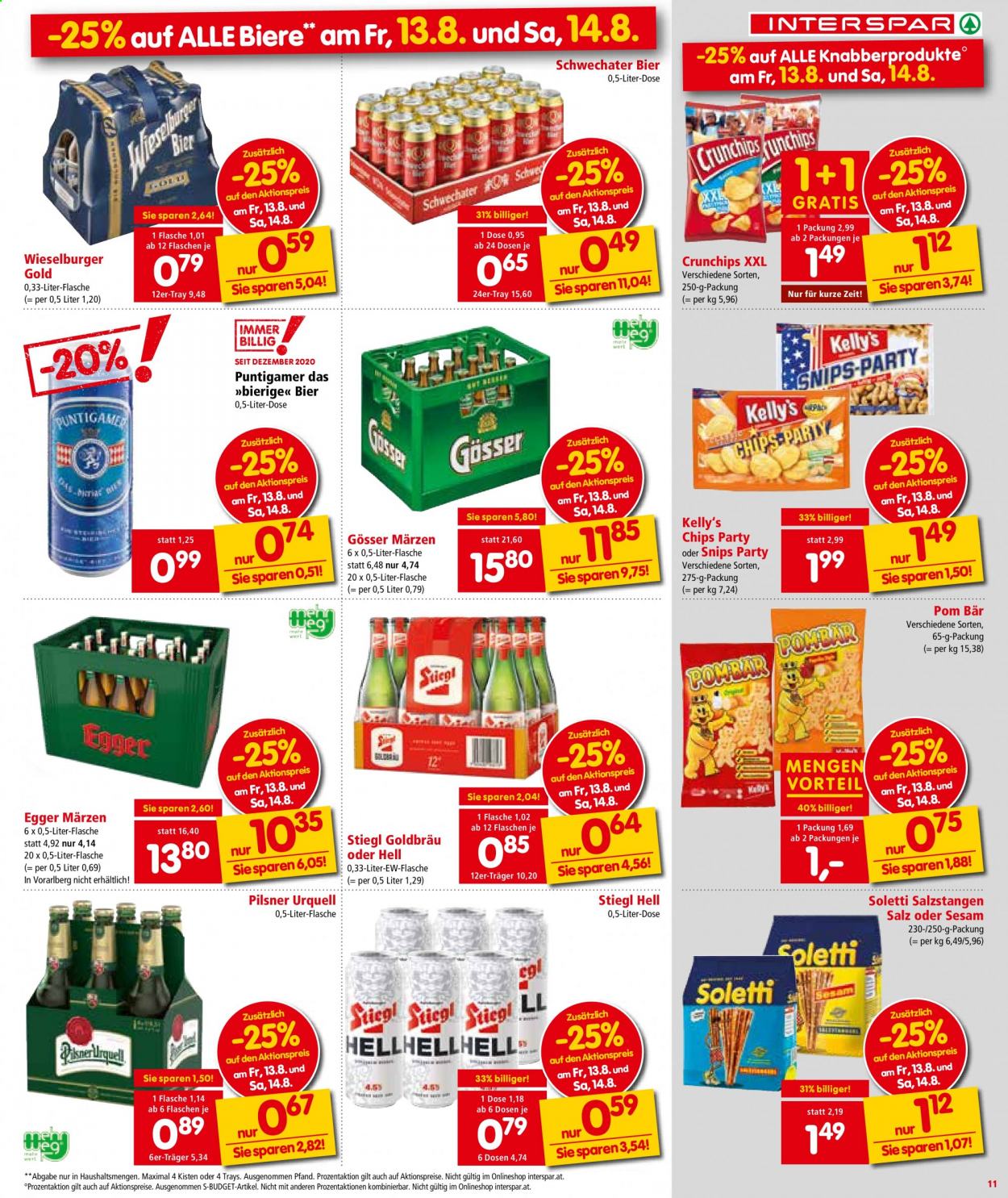 Angebote INTERSPAR - 12.8.2021 - 25.8.2021. Seite 11