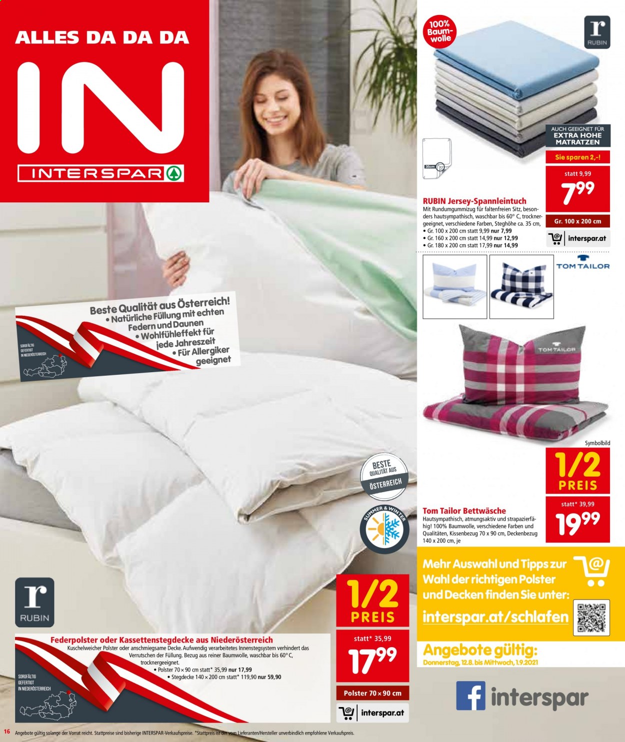 Angebote INTERSPAR - 12.8.2021 - 25.8.2021. Seite 16