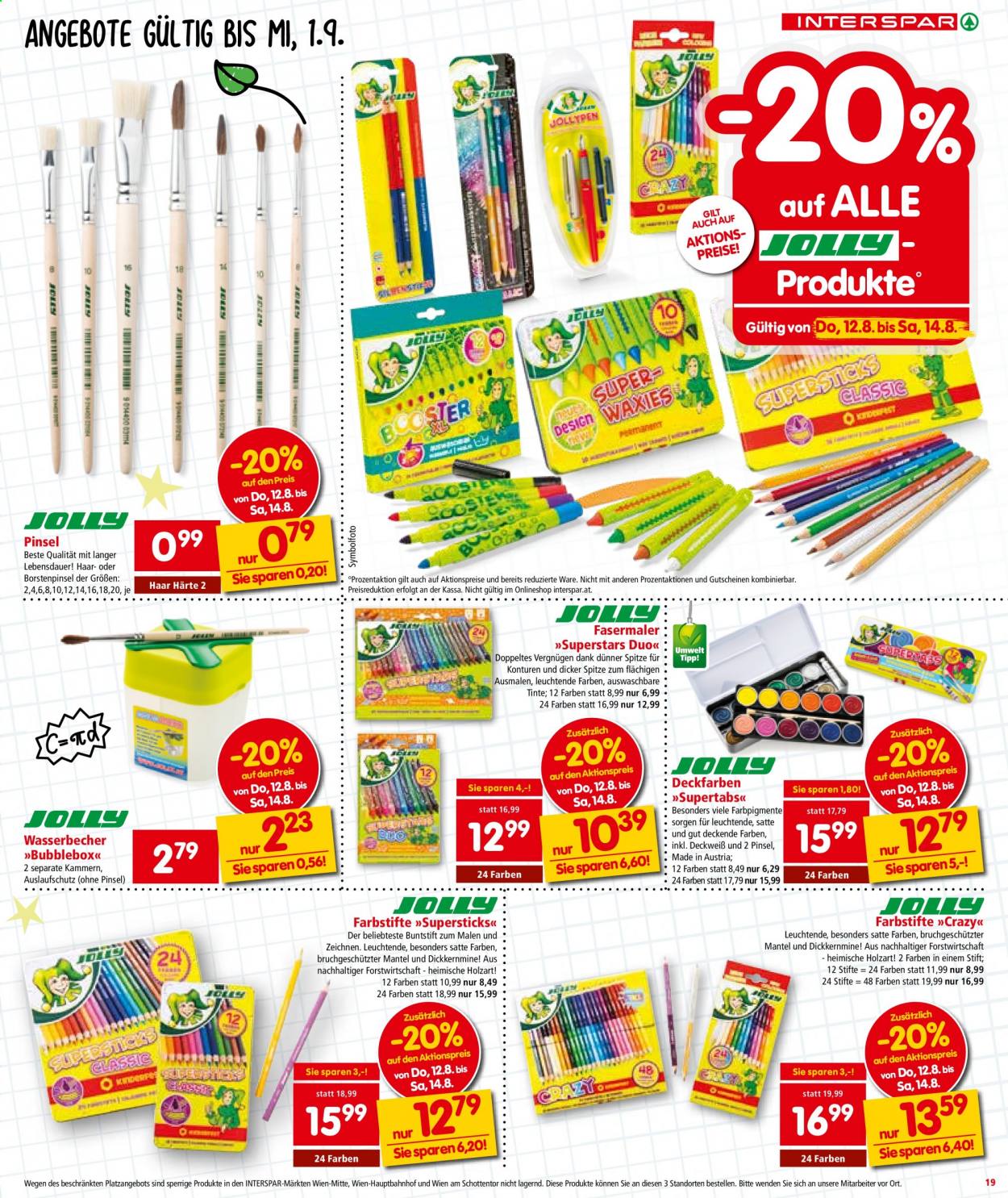 Angebote INTERSPAR - 12.8.2021 - 25.8.2021. Seite 19
