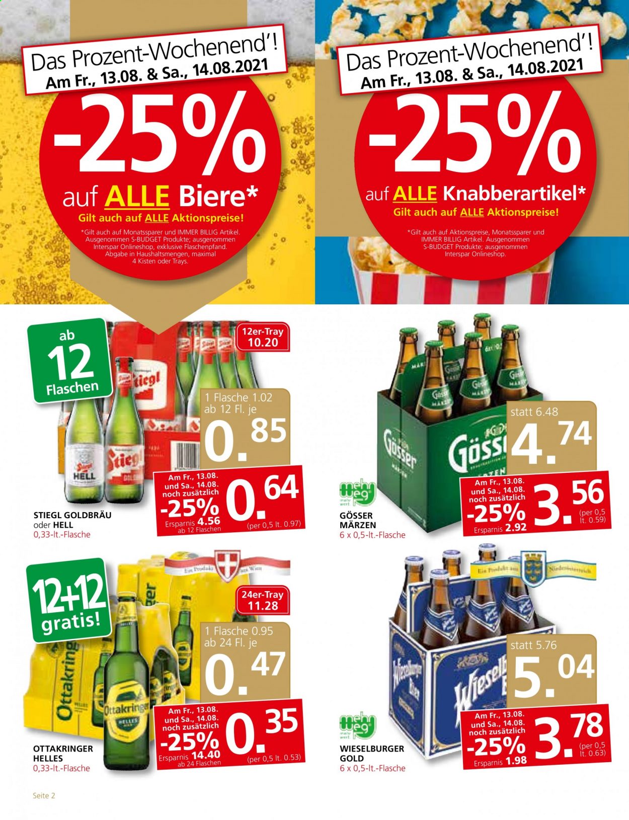 Angebote SPAR - 12.8.2021 - 25.8.2021. Seite 2