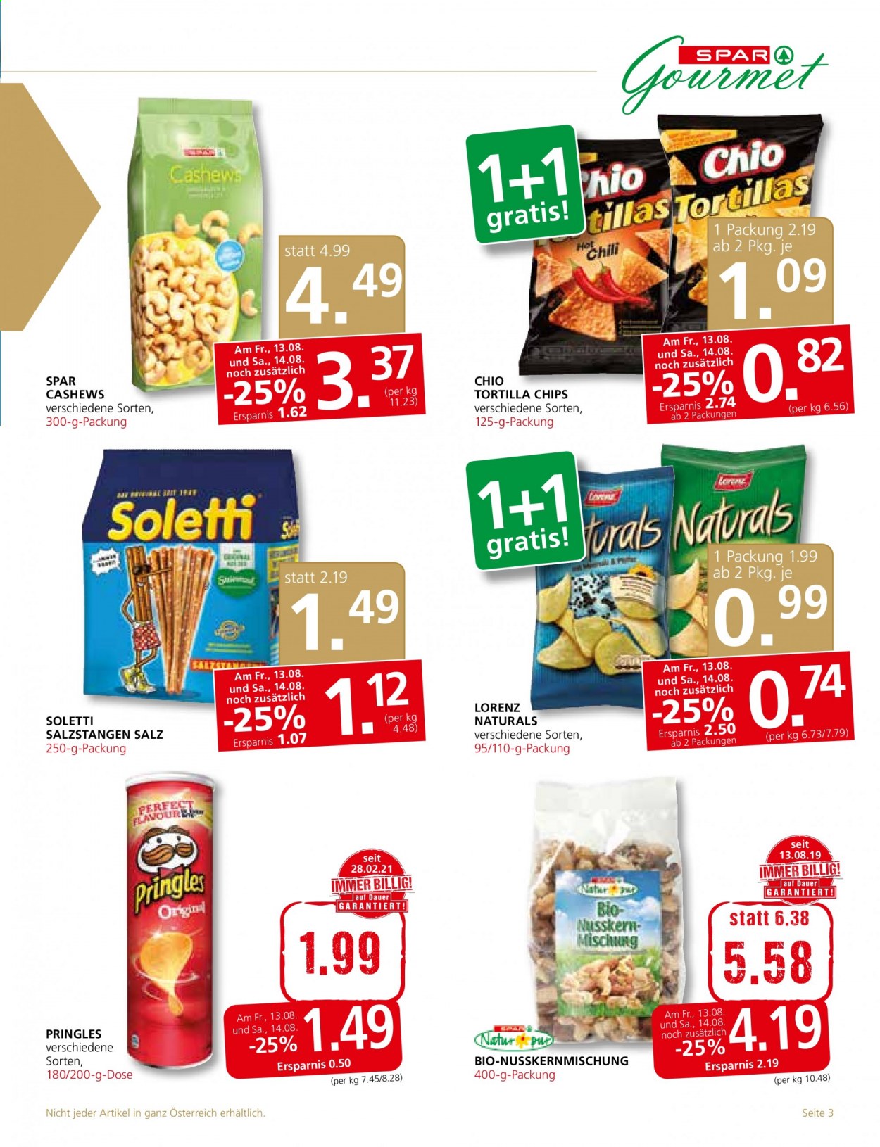Angebote SPAR - 12.8.2021 - 25.8.2021. Seite 3