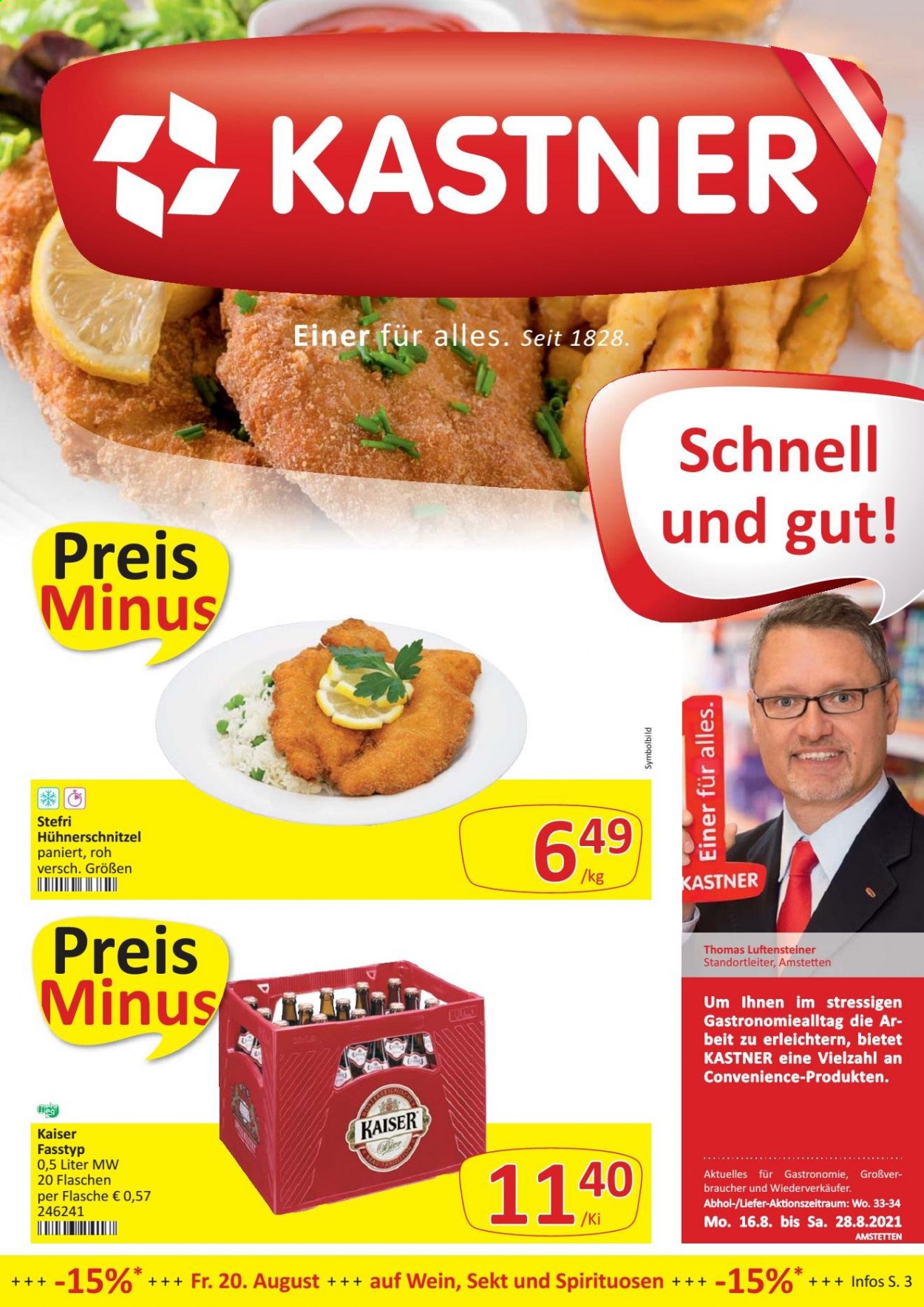 Angebote KASTNER - 16.8.2021 - 28.8.2021. Seite 1