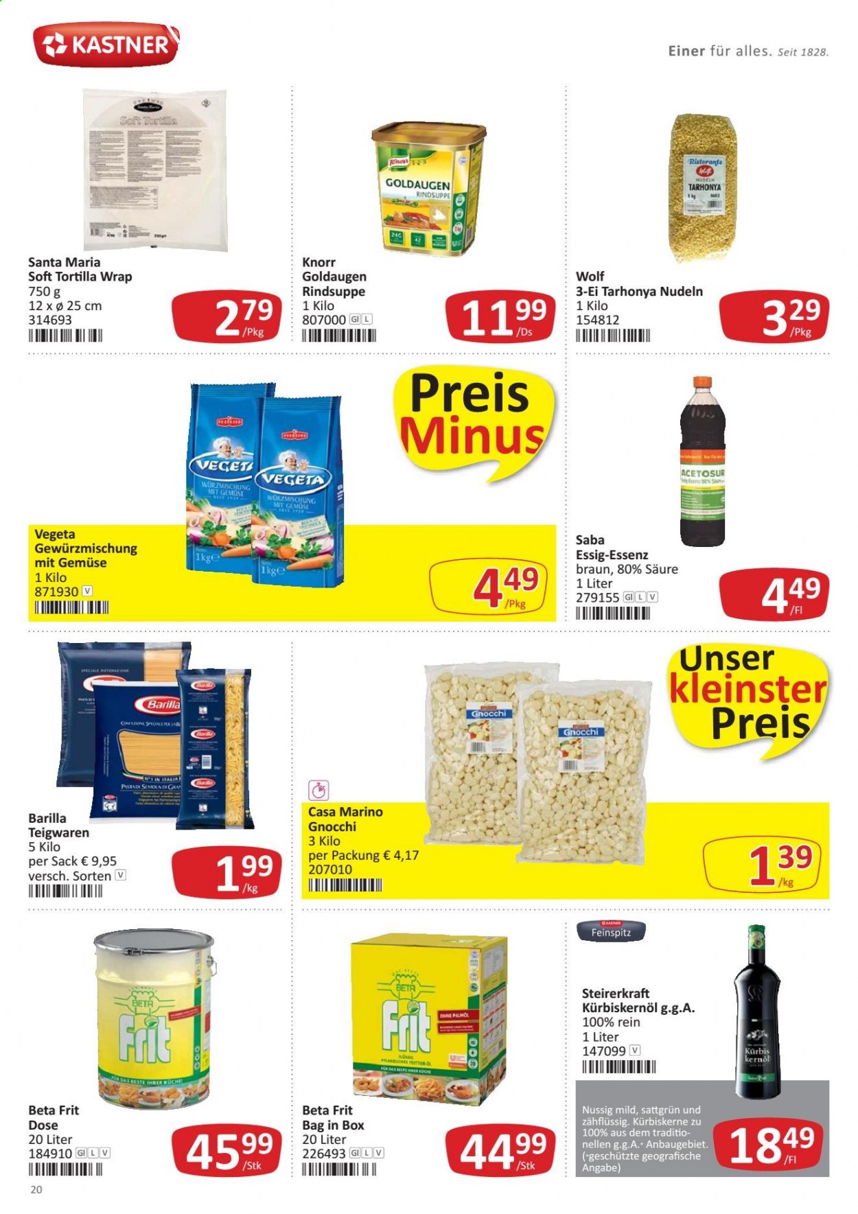 Angebote KASTNER - 16.8.2021 - 28.8.2021. Seite 20