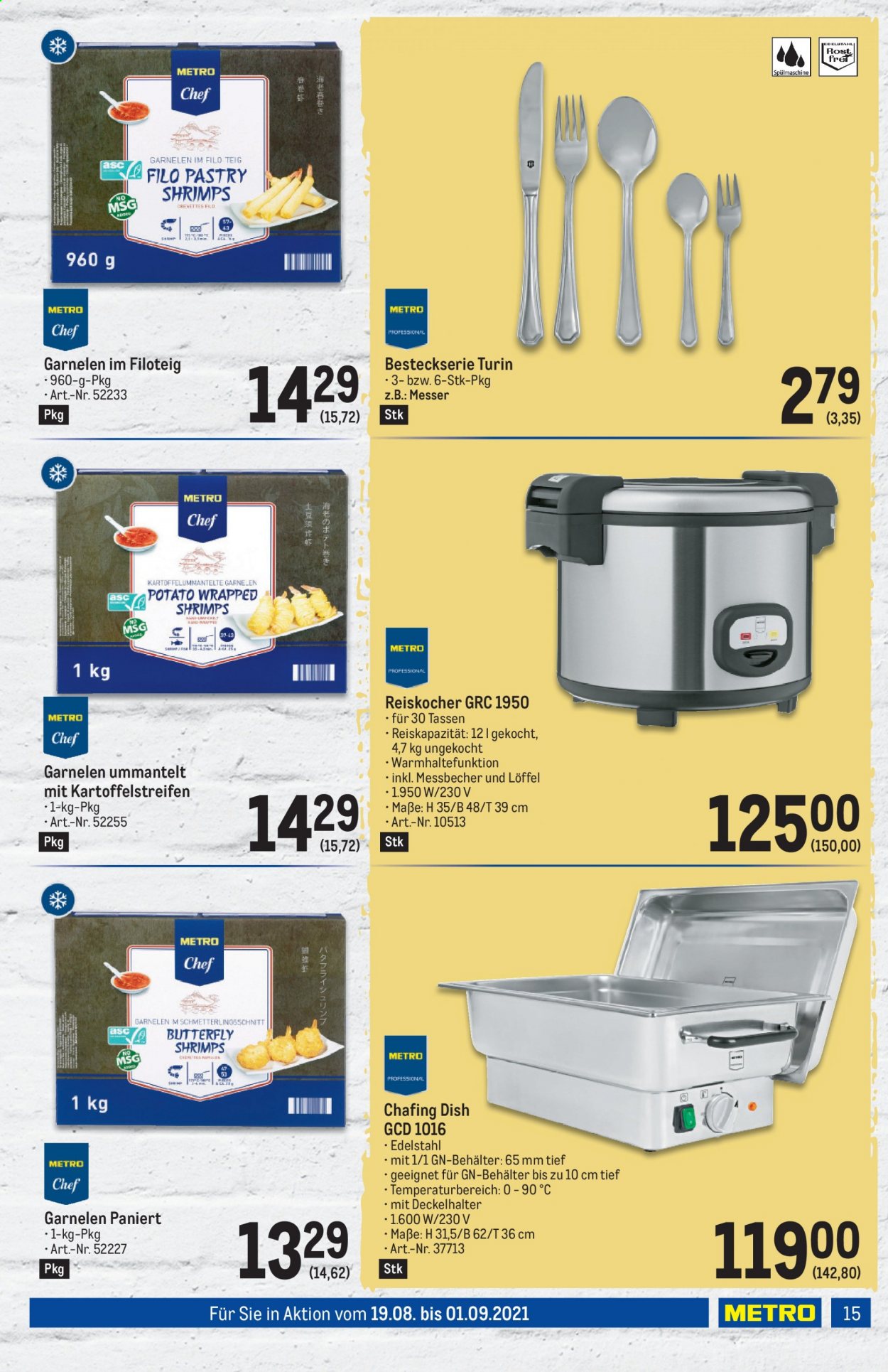 Angebote Metro - 12.8.2021 - 1.9.2021. Seite 15