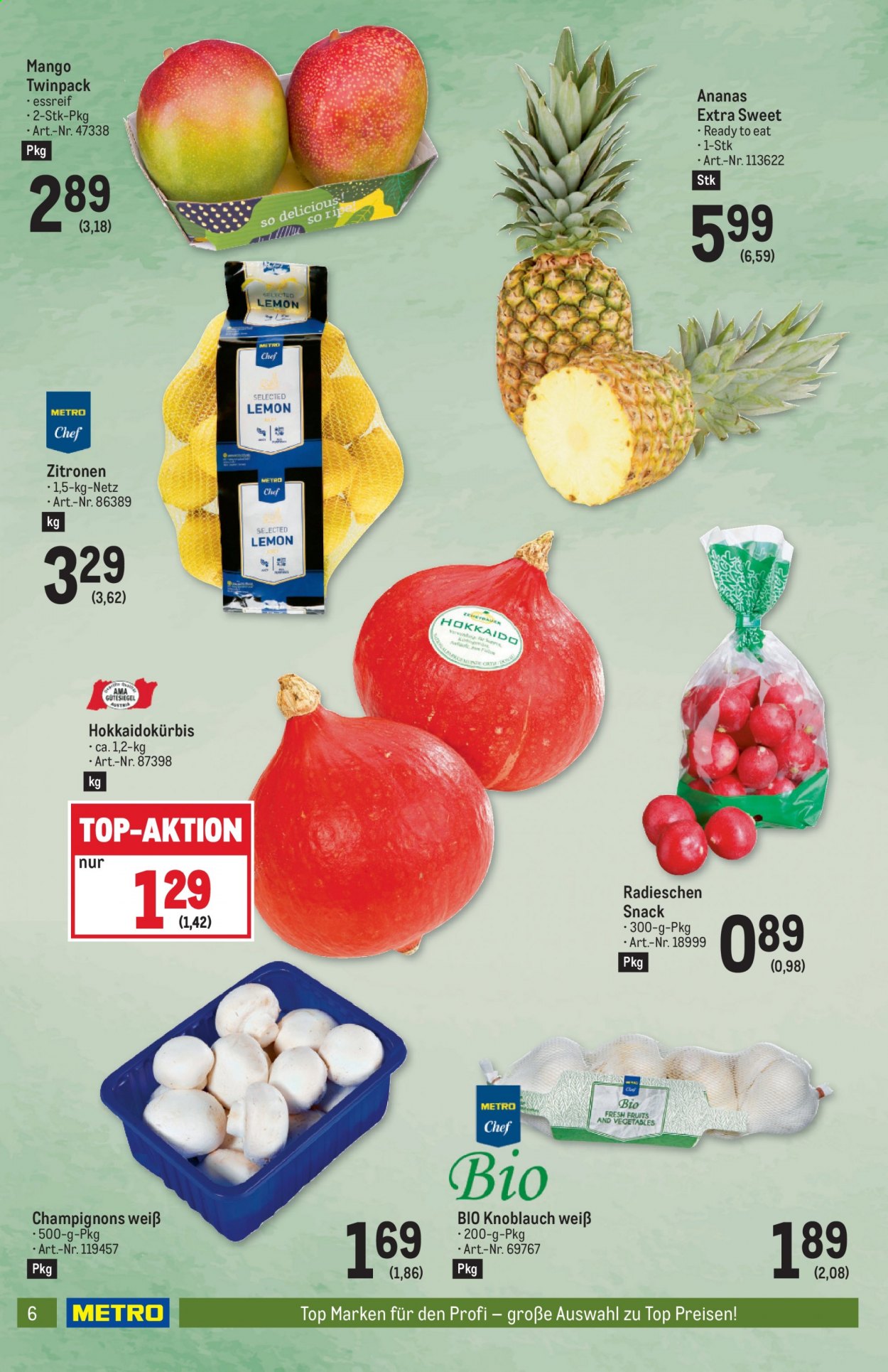 Angebote Metro - 19.8.2021 - 1.9.2021. Seite 6