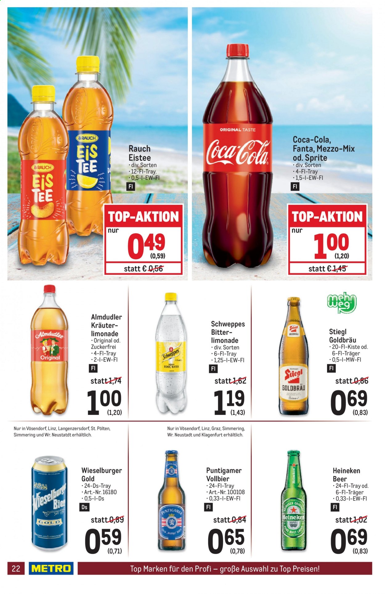 Angebote Metro - 19.8.2021 - 1.9.2021. Seite 22