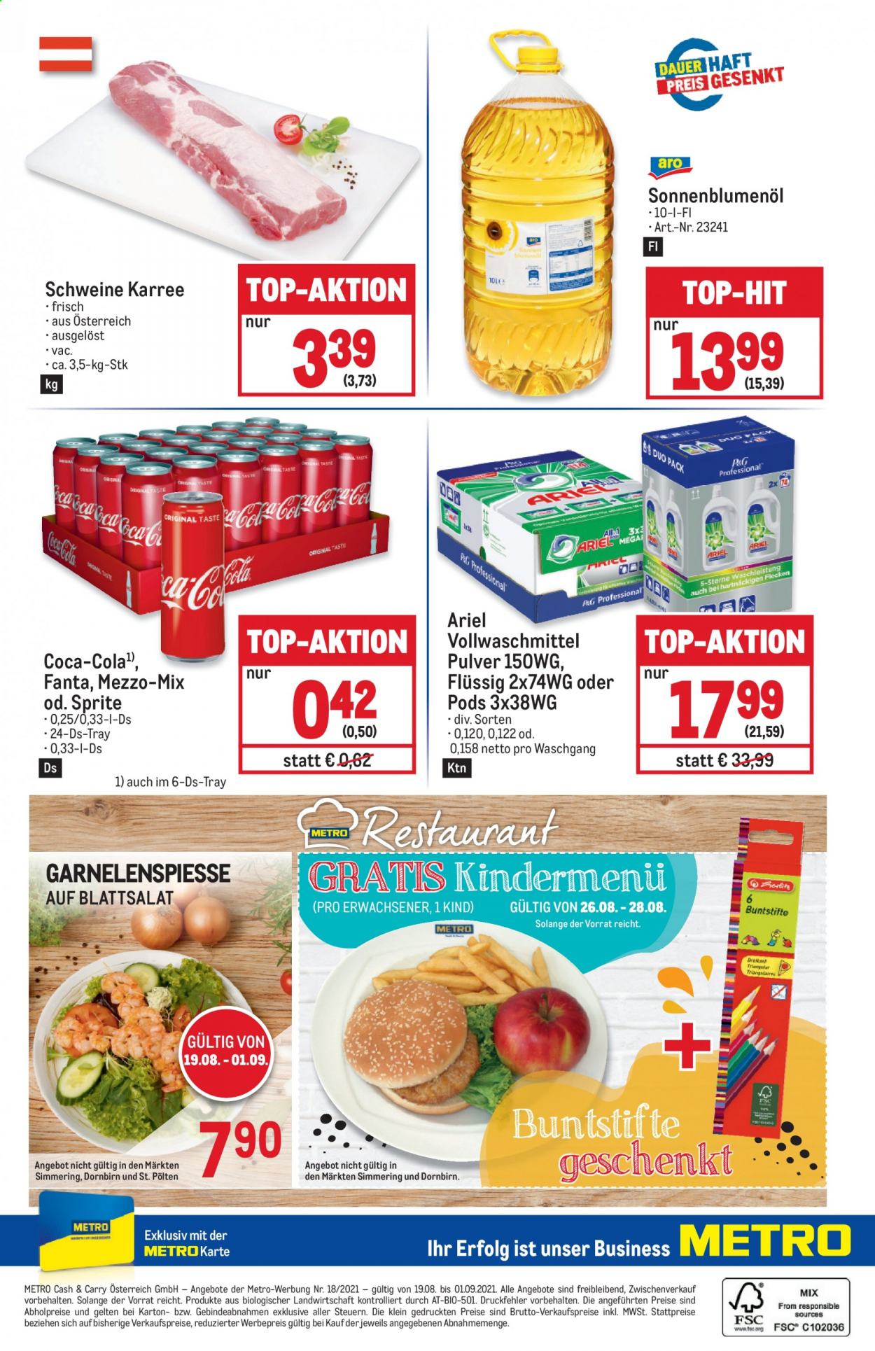 Angebote Metro - 19.8.2021 - 1.9.2021. Seite 28
