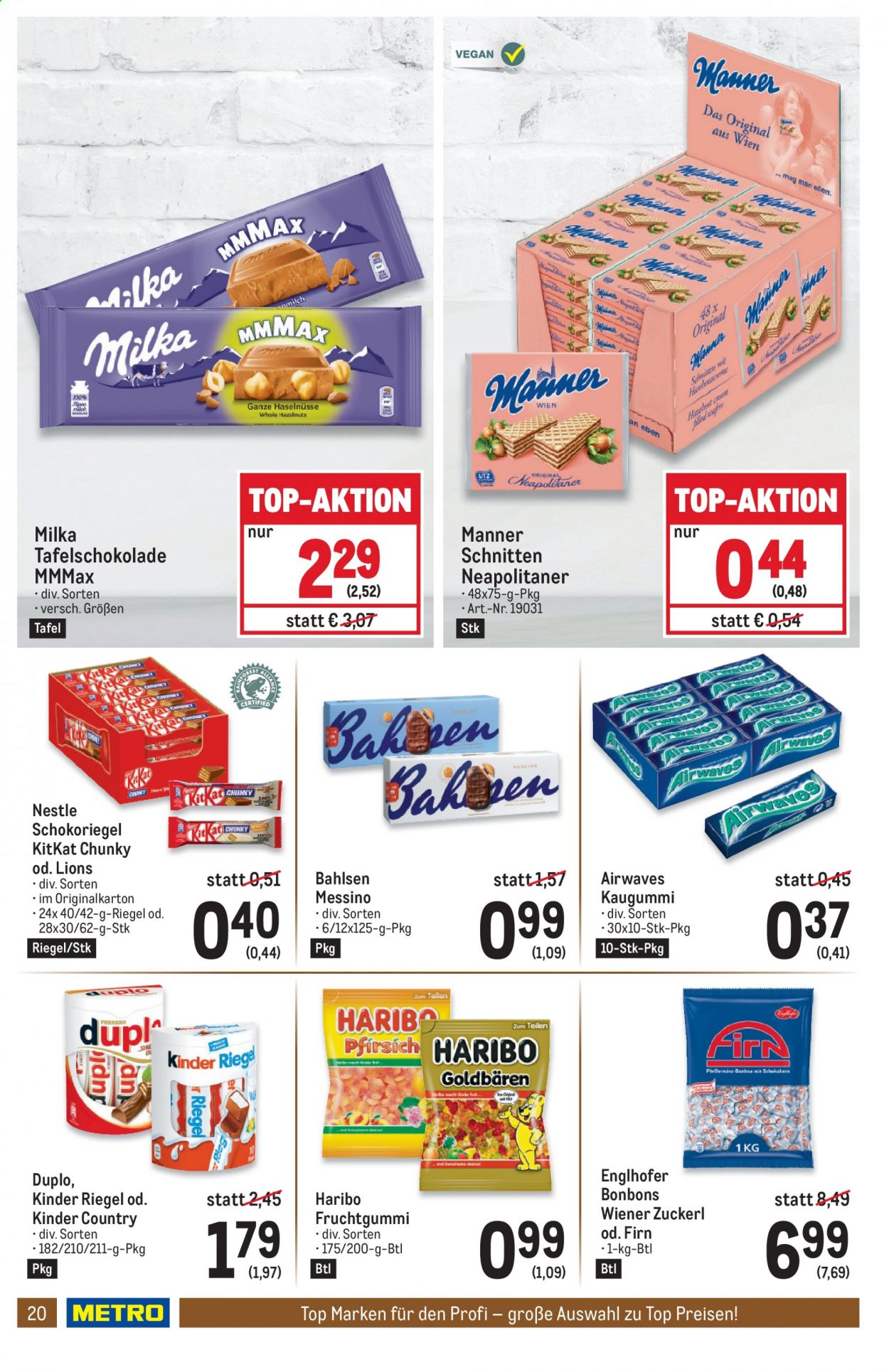 Angebote Metro - 19.8.2021 - 1.9.2021. Seite 20
