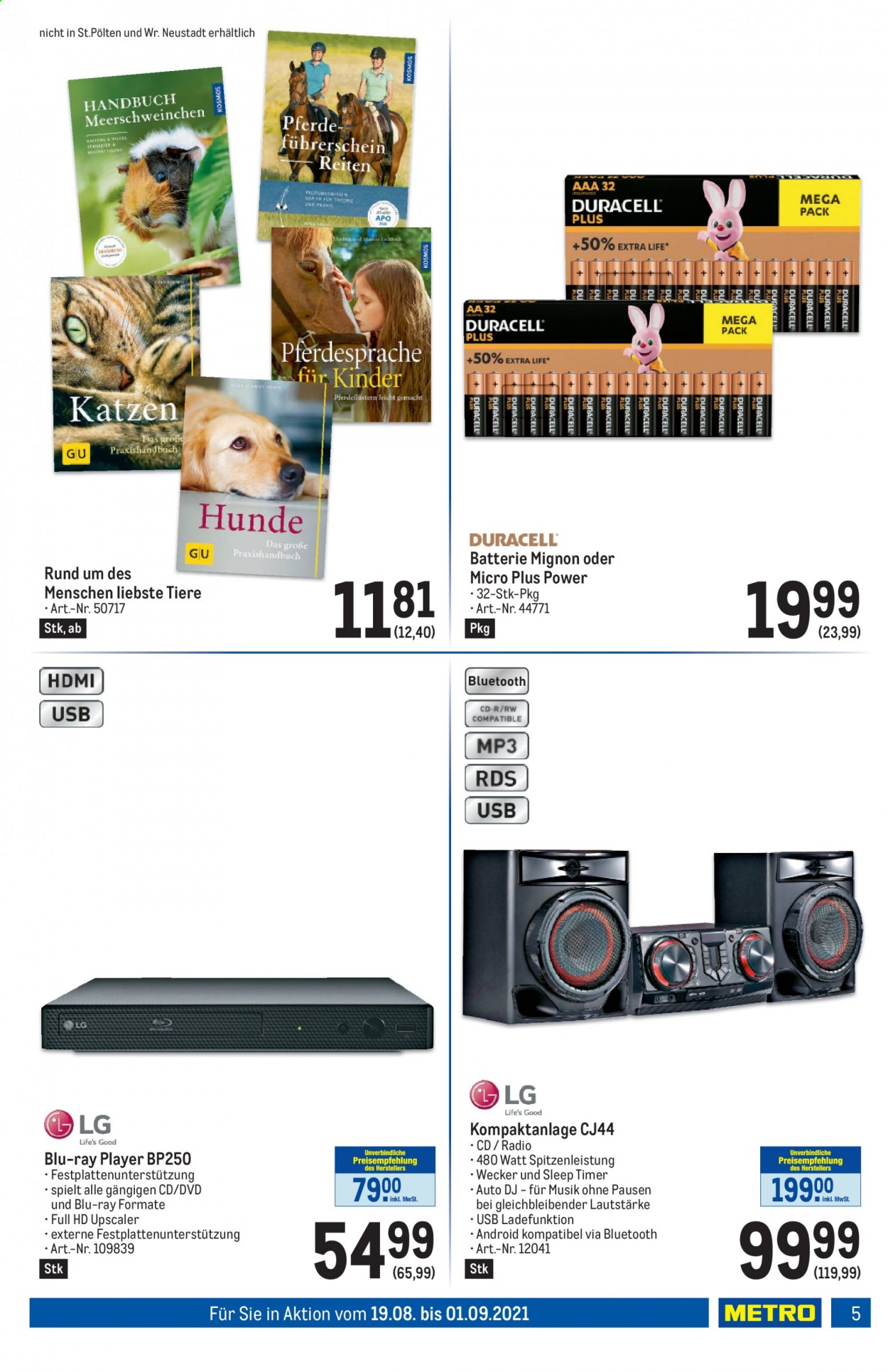 Angebote Metro - 19.8.2021 - 1.9.2021. Seite 5