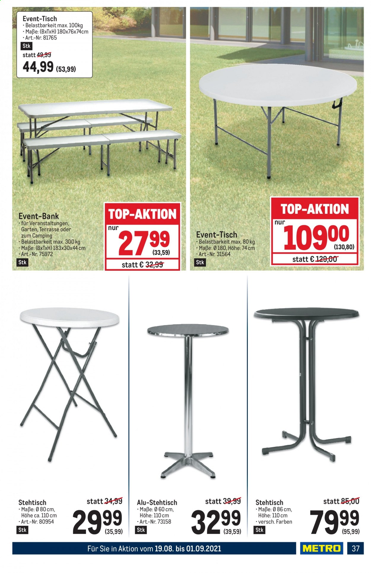 Angebote Metro - 19.8.2021 - 1.9.2021. Seite 37