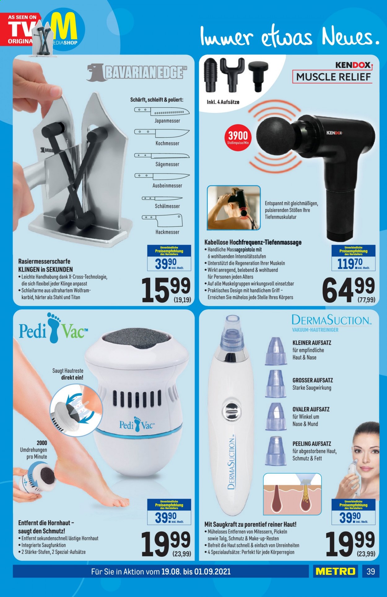 Angebote Metro - 19.8.2021 - 1.9.2021. Seite 39