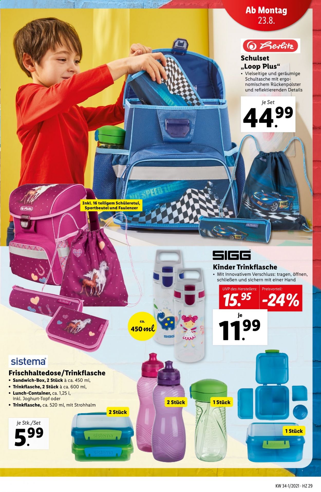 Angebote Lidl - 19.8.2021 - 25.8.2021. Seite 29