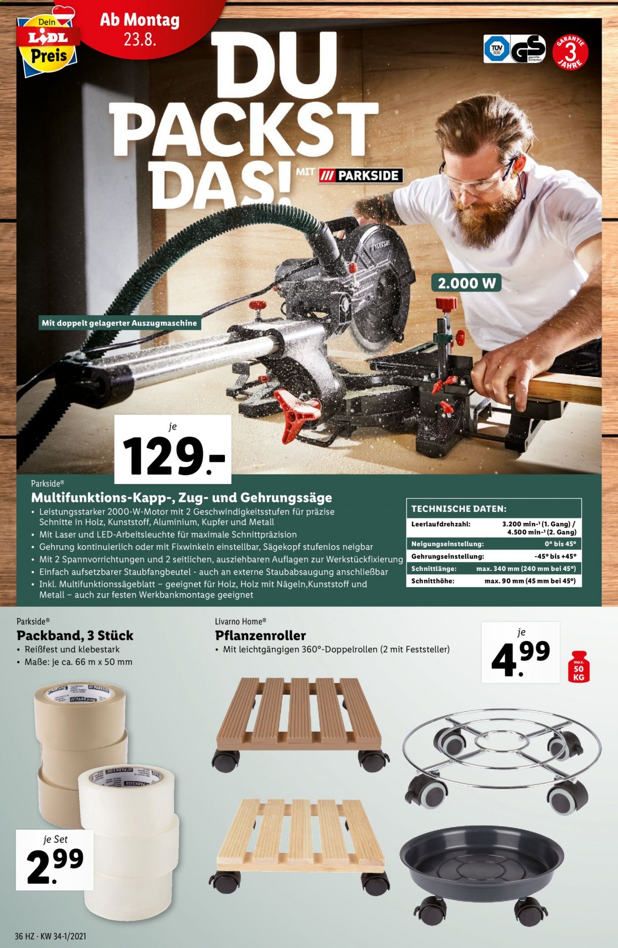 Angebote Lidl - 19.8.2021 - 25.8.2021. Seite 36