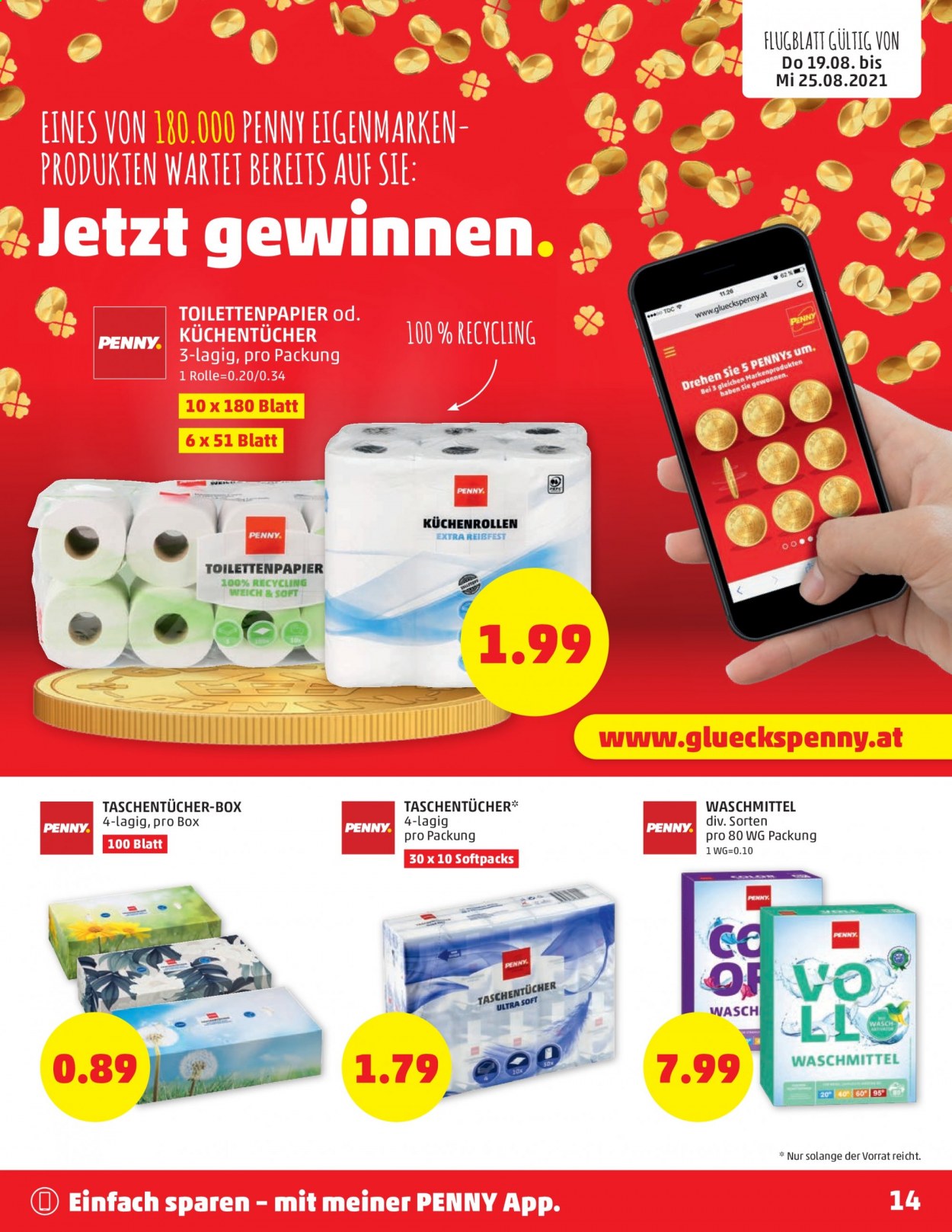 Angebote Penny - 19.8.2021 - 25.8.2021. Seite 14