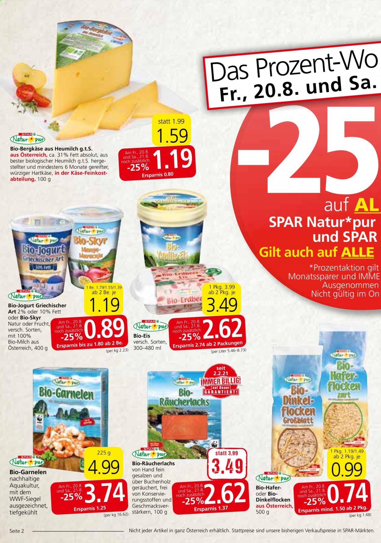 Angebote INTERSPAR - 19.8.2021 - 25.8.2021. Seite 2