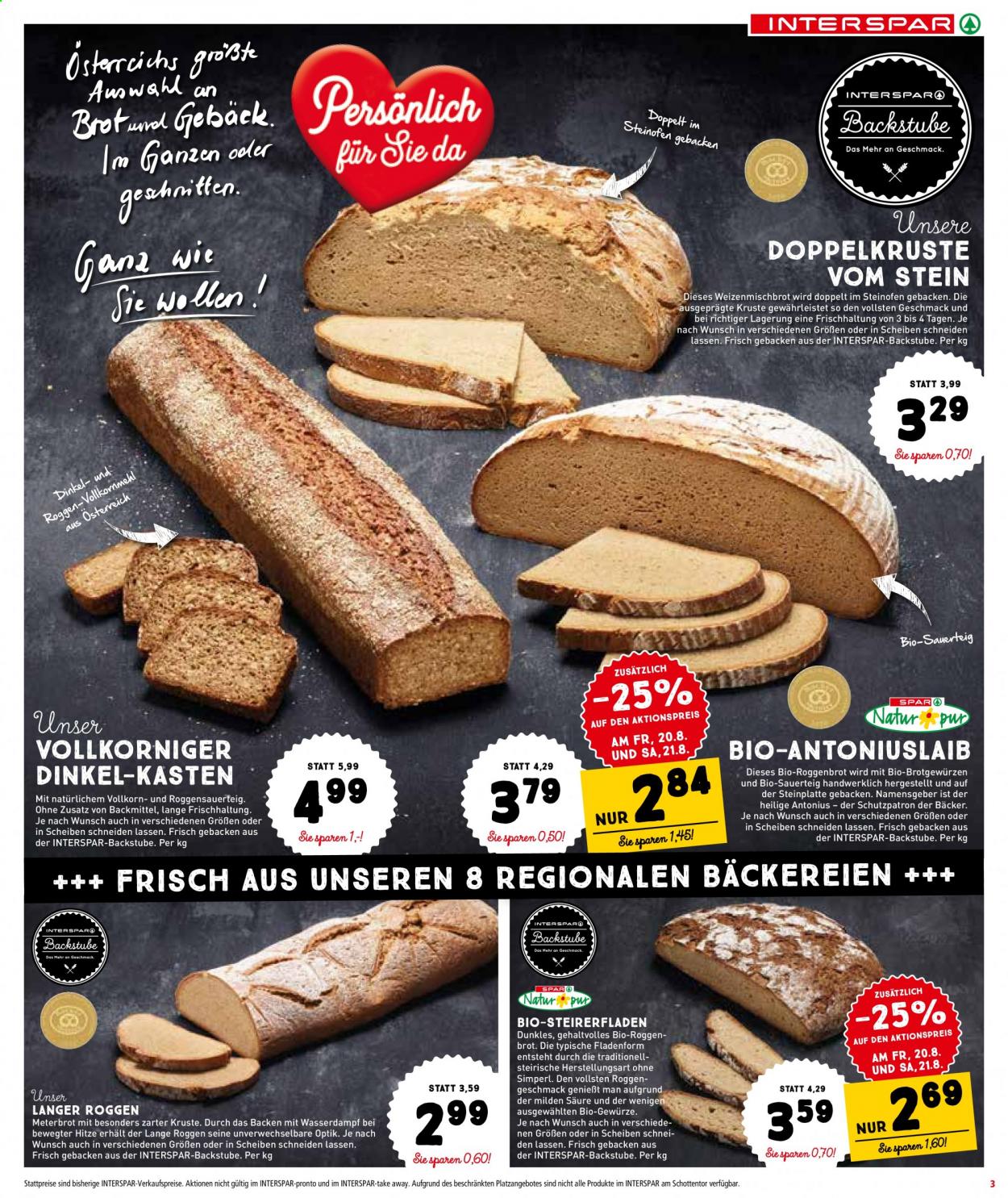 Angebote INTERSPAR - 19.8.2021 - 25.8.2021. Seite 3