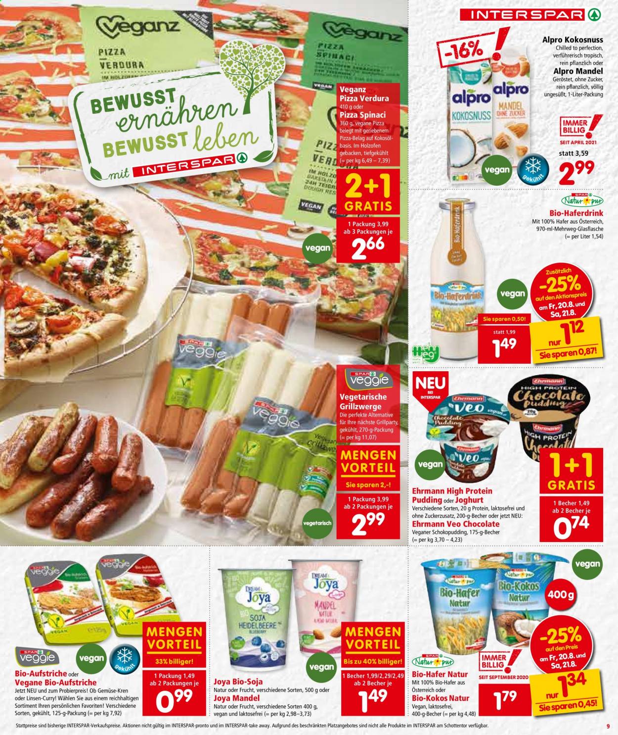 Angebote INTERSPAR - 19.8.2021 - 25.8.2021. Seite 9