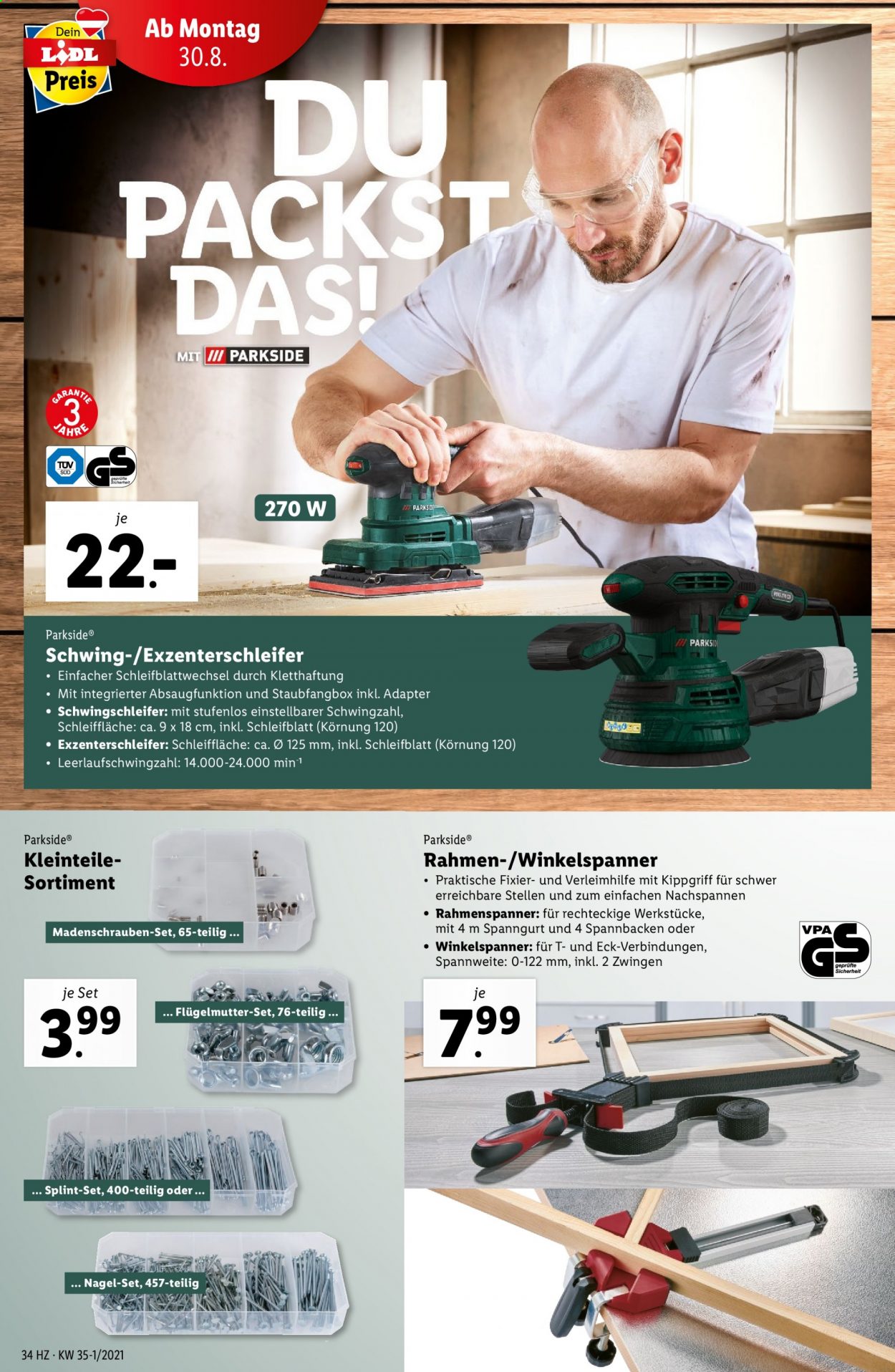 Angebote Lidl - 26.8.2021 - 1.9.2021. Seite 34