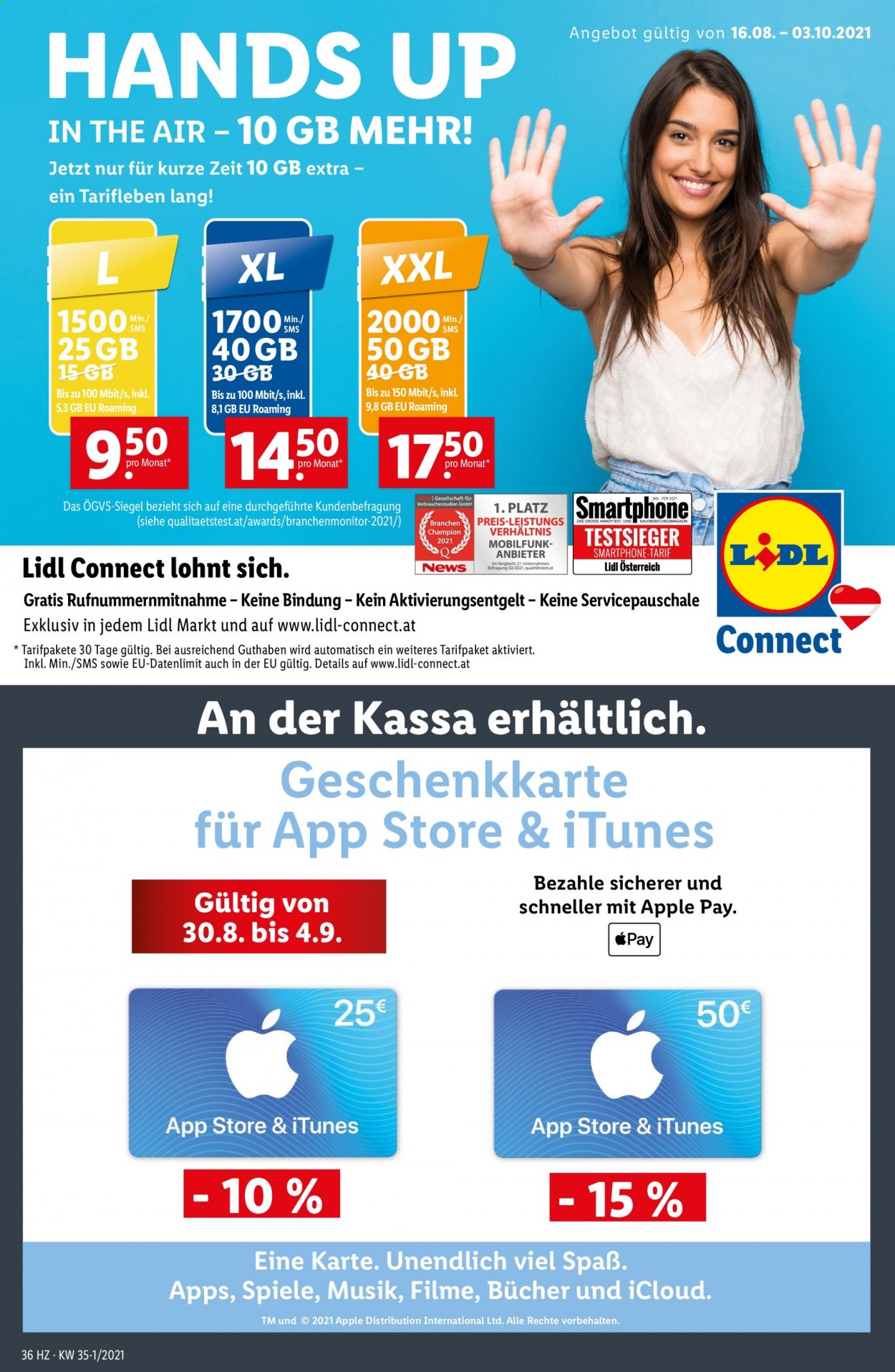 Angebote Lidl - 26.8.2021 - 1.9.2021. Seite 36