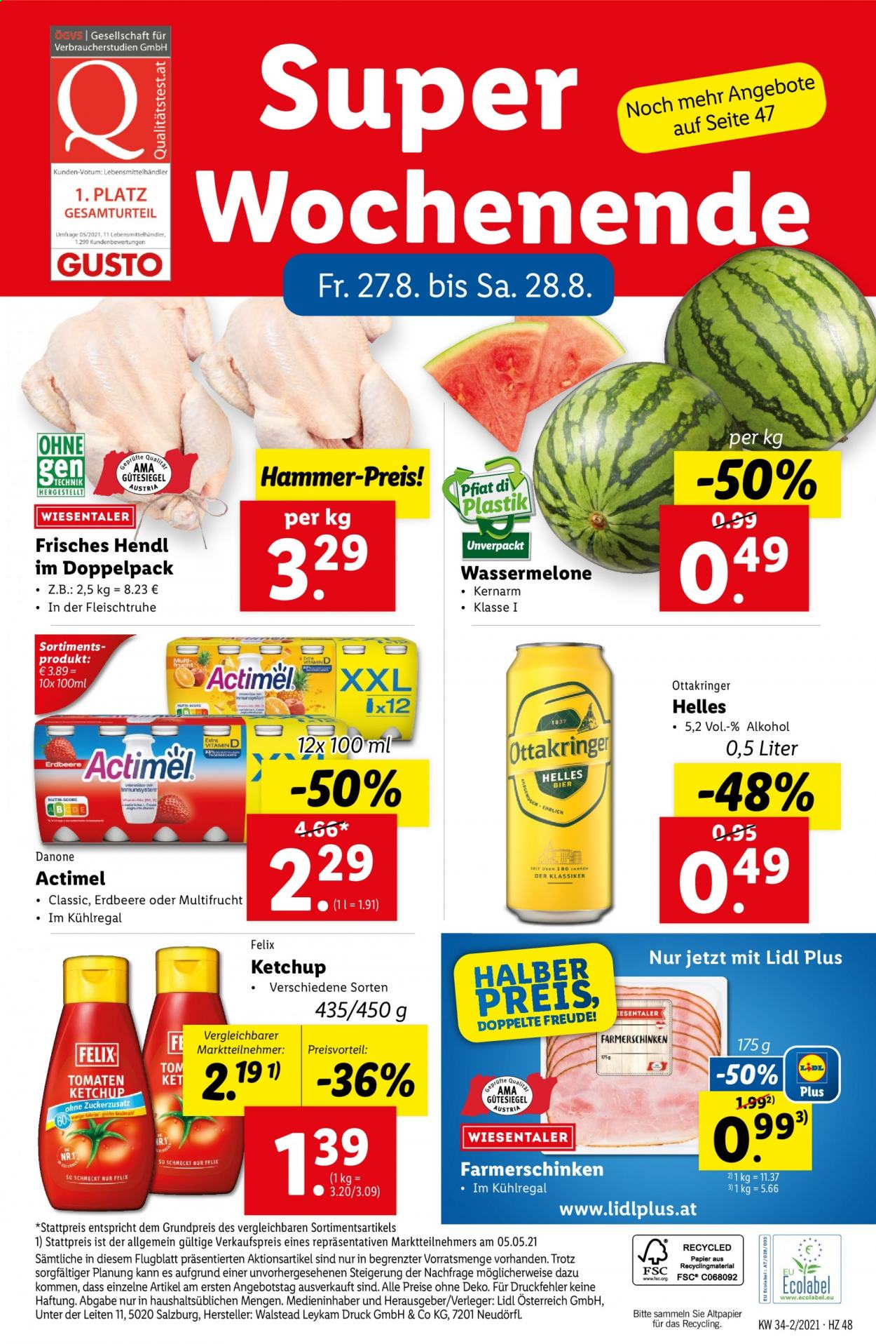 Angebote Lidl - 26.8.2021 - 1.9.2021. Seite 48